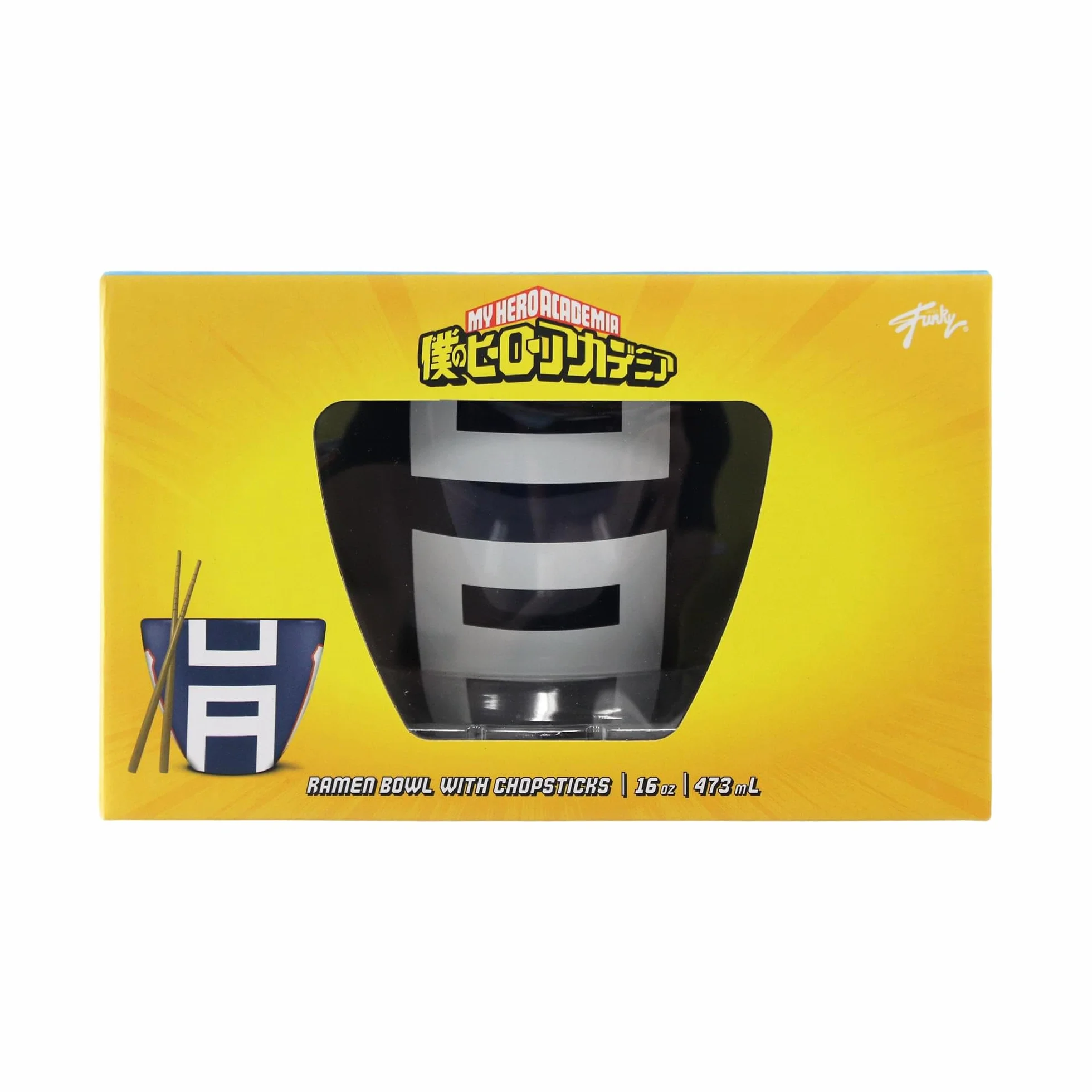 JUST FUNKY MY HERO ACADEMIA Bol à Ramen z bagietką 470 ml mundurek UA