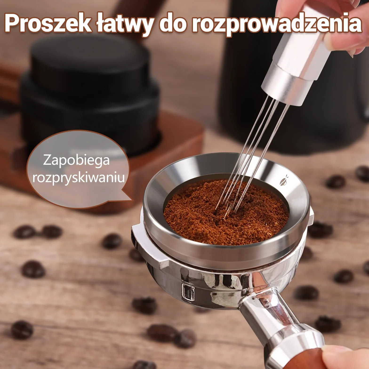Lejek dozujący 54 mm, lejek dozujący do espresso ze stali nierdzewnej 304, lejek do portafiltra z magnesem, pierścień dozujący do kawy 54 mm, narzędzia baristyczne kompatybilne z portafiltrem