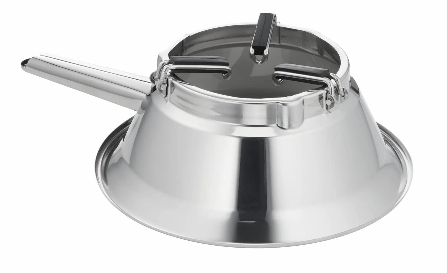 Moulinex Klasyczny ręczny młynek do warzyw ze stali nierdzewnej, mały model, łatwe mielenie, przeciery, zupy, kompoty, nadaje się do mycia w zmywarce, wyprodukowano we Francji A40106