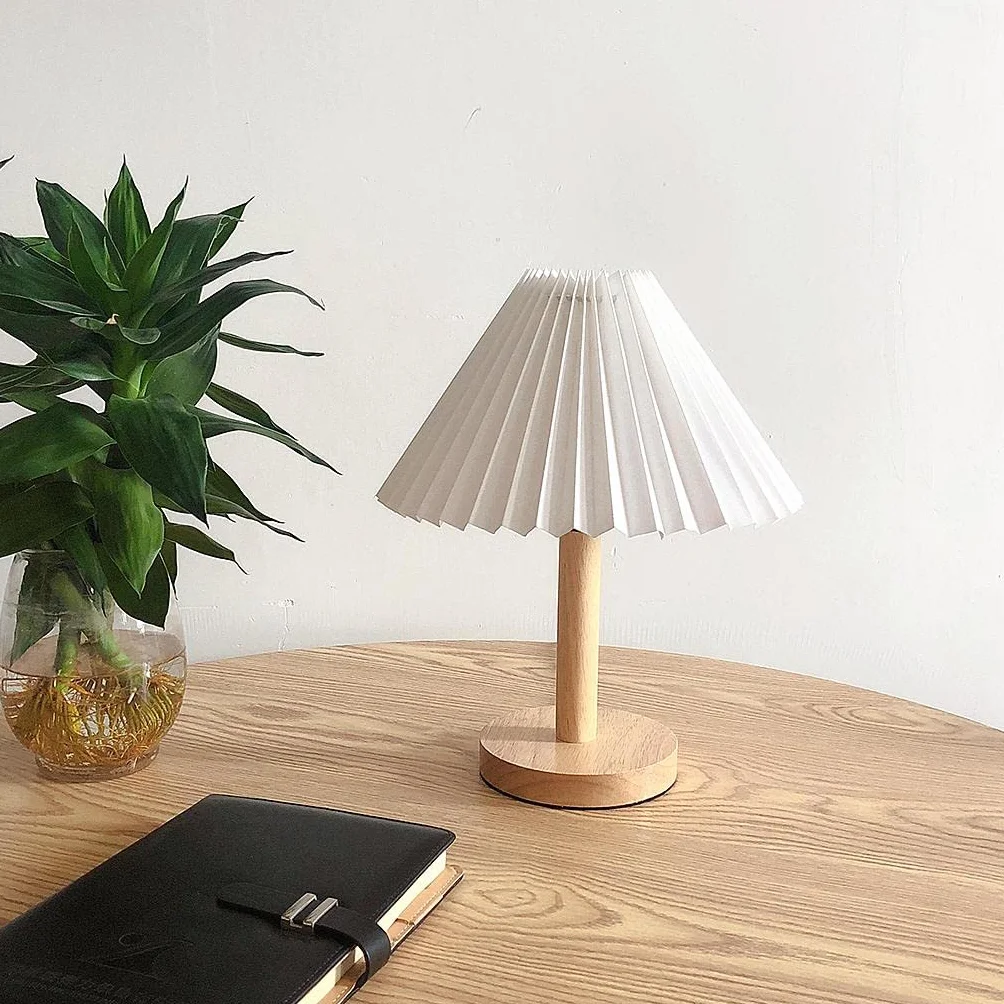Nowoczesny abażur abażur w kształcie wachlarza osłona świetlna pyłoszczelny beżowy_28 cm