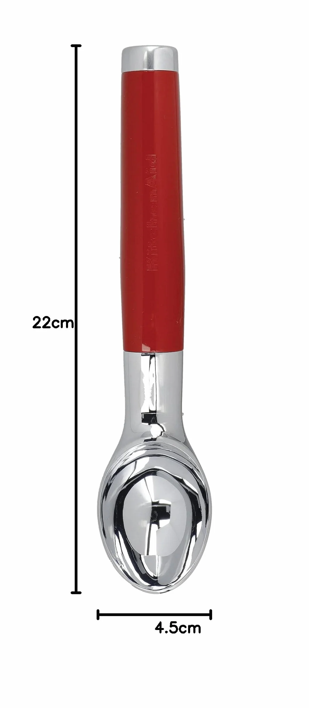 KitchenAid Core Line Ice Cream Scoop, Red