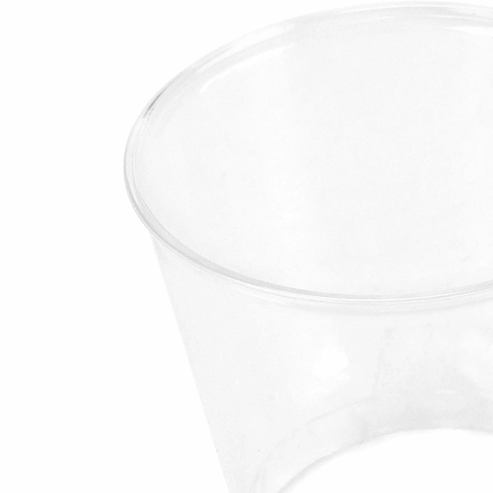 KEILEOHO 500 sztuk plastikowych kieliszków do wódki 30 ml, kubki do wódki z materiału PS, kubki plastikowe wielokrotnego użytku, na imprezy i imprezy
