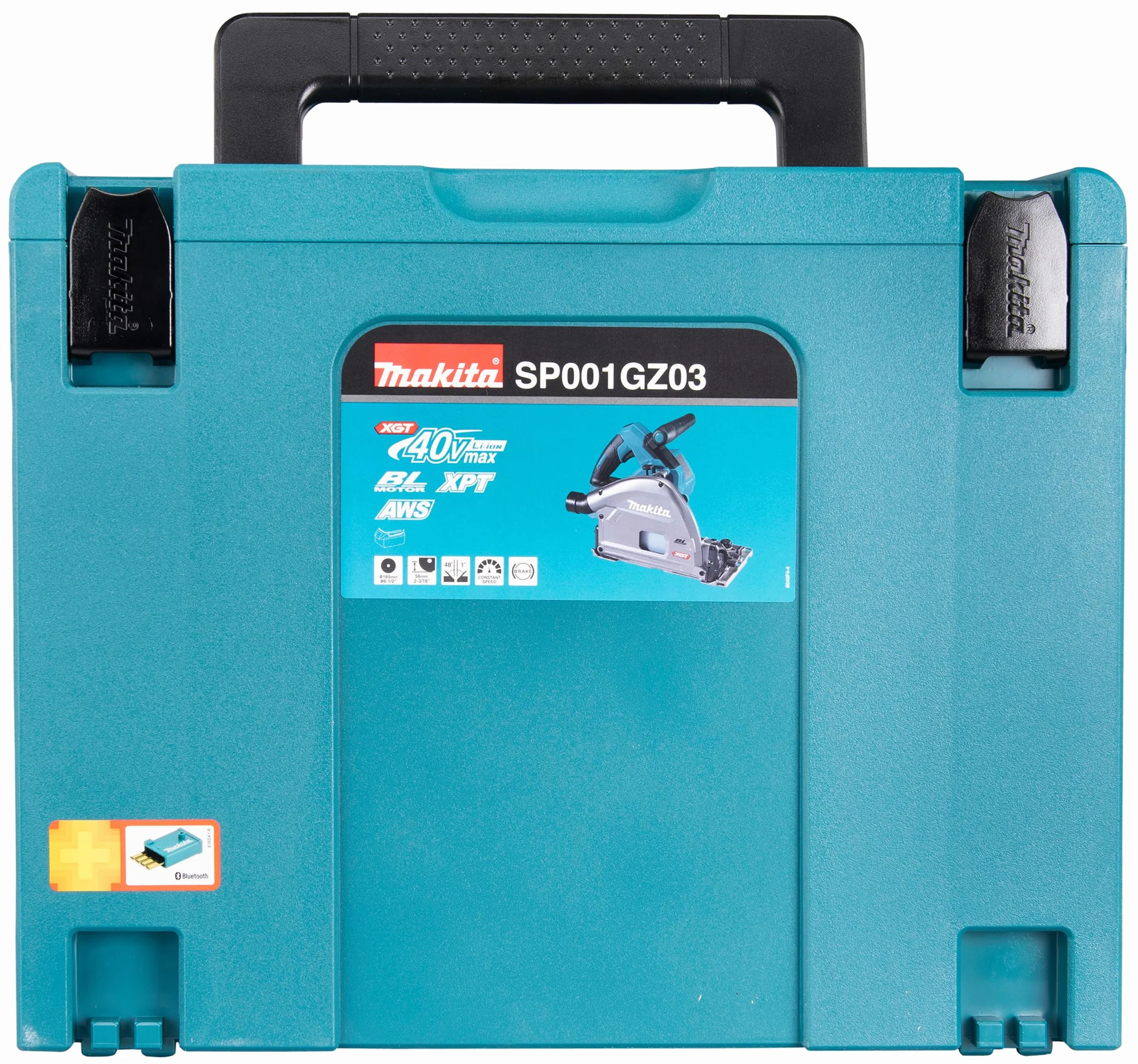 Makita SP001GZ03 Akumulatorowa Piła Zanurzeniowa 56 mm, 40 V maks., Bez Akumulatora, bez Ładowarki, w Makpac