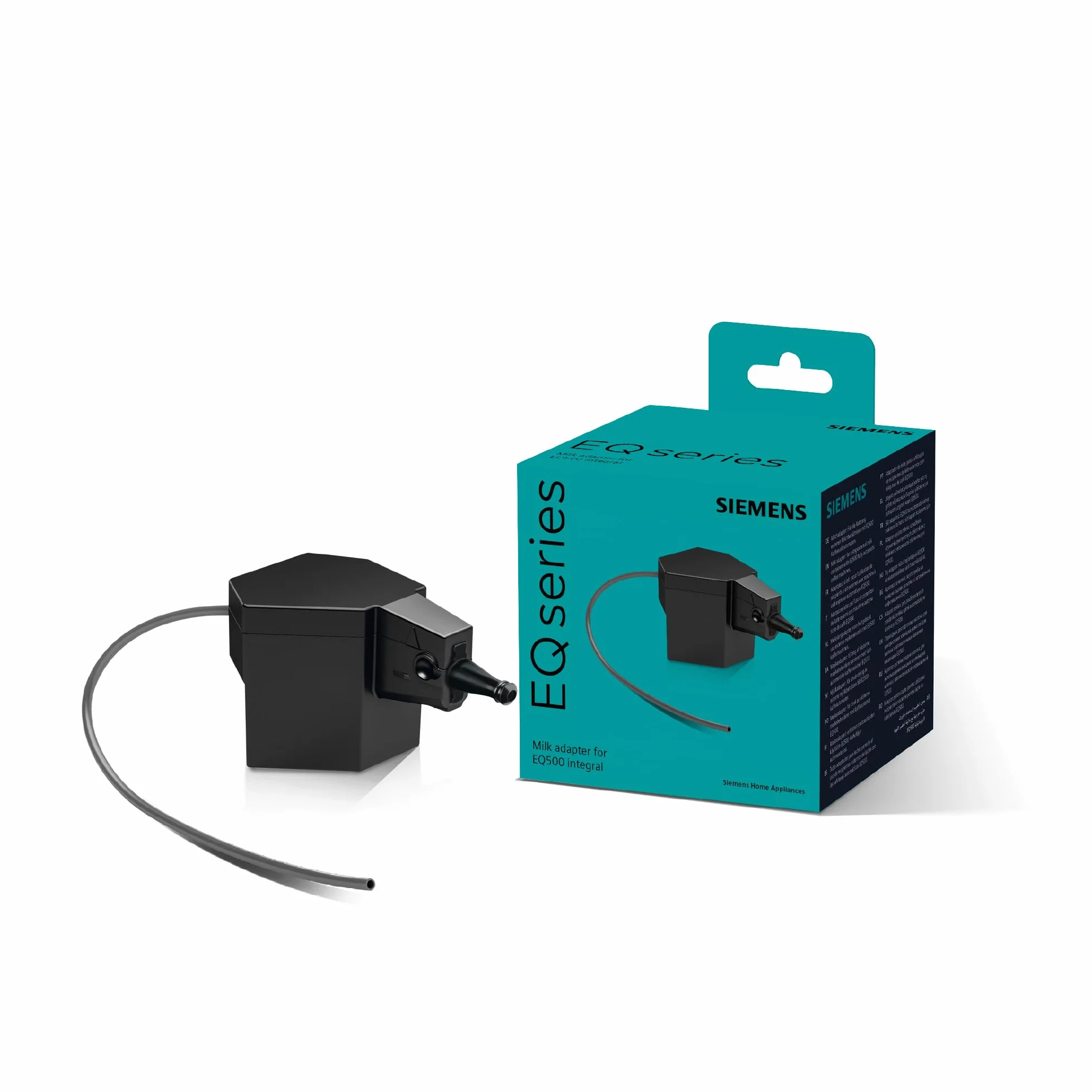 Siemens Adapter pojemnika na mleko TZ50001 do ekspresów EQ.500, oryginalne akcesoria, czarny