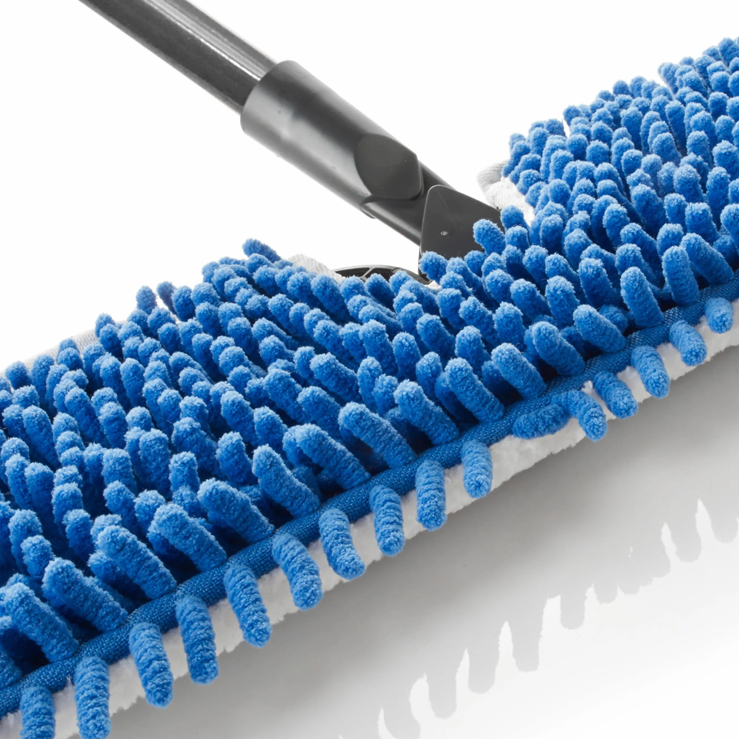 Vileda Pet Pro Uniwersalna mikrofibra | Płaski Mop | Trzy razy więcej usuwania sierści zwierząt domowych | Łatwe wkładanie | 100% mikrofibra | Zastosowanie na sucho na wielu powierzchniach | Można