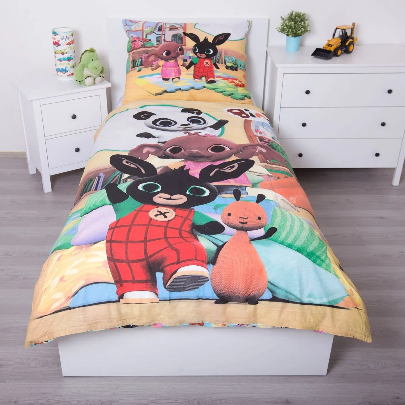 License Sweet Home / Jerry Fabrics Bing Bunny Pojedyncza bawełniana poszewka na kołdrę zestaw - rozmiar europejski