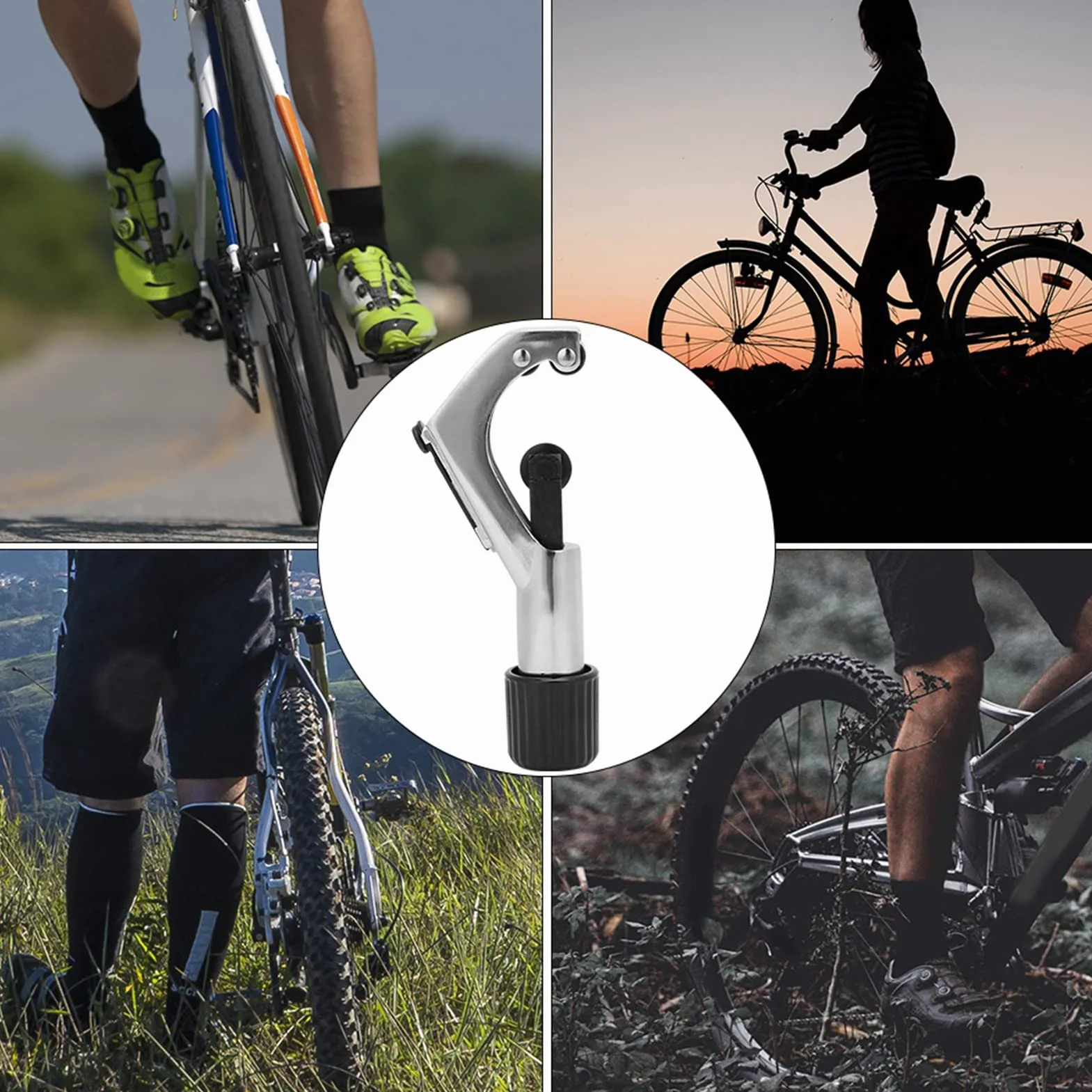 Stalowy Obcinak do Rur Rowerowych o Wysokiej Twardości, łatwy do Cięcia Widelec, Kierownica, Sztyca do Rurki o średnicy od 6 do 42 Mm, Przydatny dla Każdego Właściciela Roweru