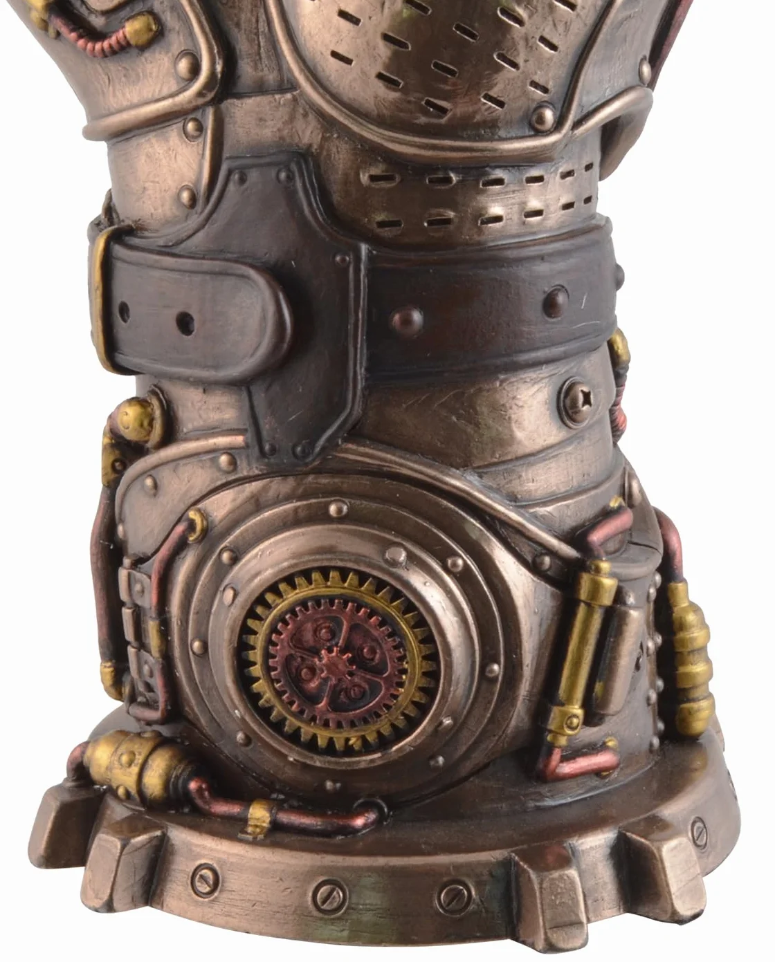 VOGLER Joh. Vogler GmbH Veronese rękawica Steampunk z dobrej woli, ze sztucznego kamienia, brązowana i kolorowana ręcznie przez artystę, brąz, LxBxH ca. 14x10x26 cm