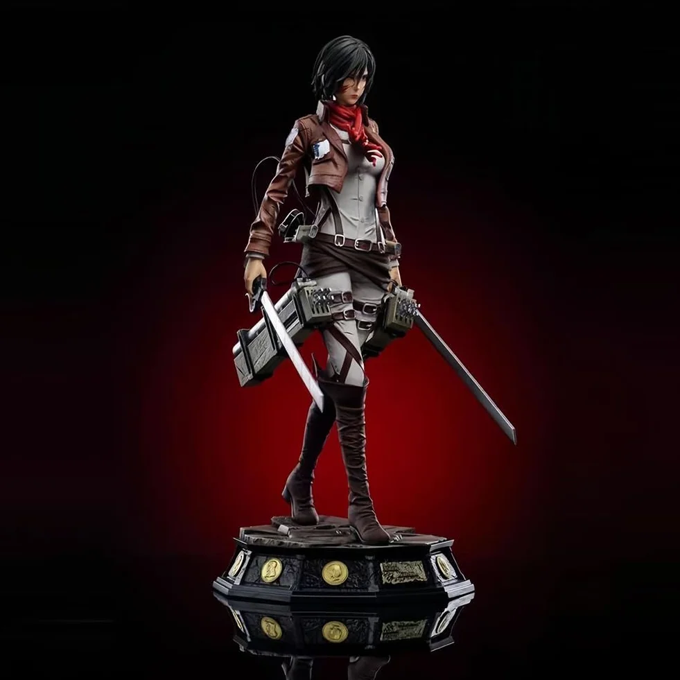Zhongkaihua Figurka Levi, figurka Levi, podstawa, styl Ballte, 35 cm, kolekcjonerski model z PCW, statuetka do dekoracji domu, ozdoba dla dorosłych fanów