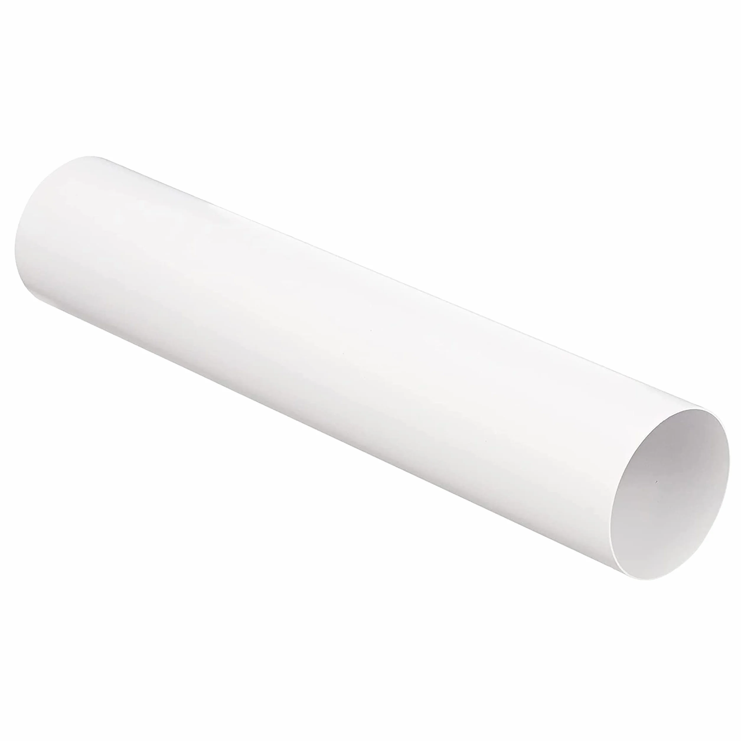 MKK Rura wentylacyjna Ø 100 mm, długość 0,5 m, z tworzywa sztucznego ABS, okrągły kanał wylotowy, kanał odprowadzający powietrze Ø 10 cm i 50 cm długości, system rur okrągłych
