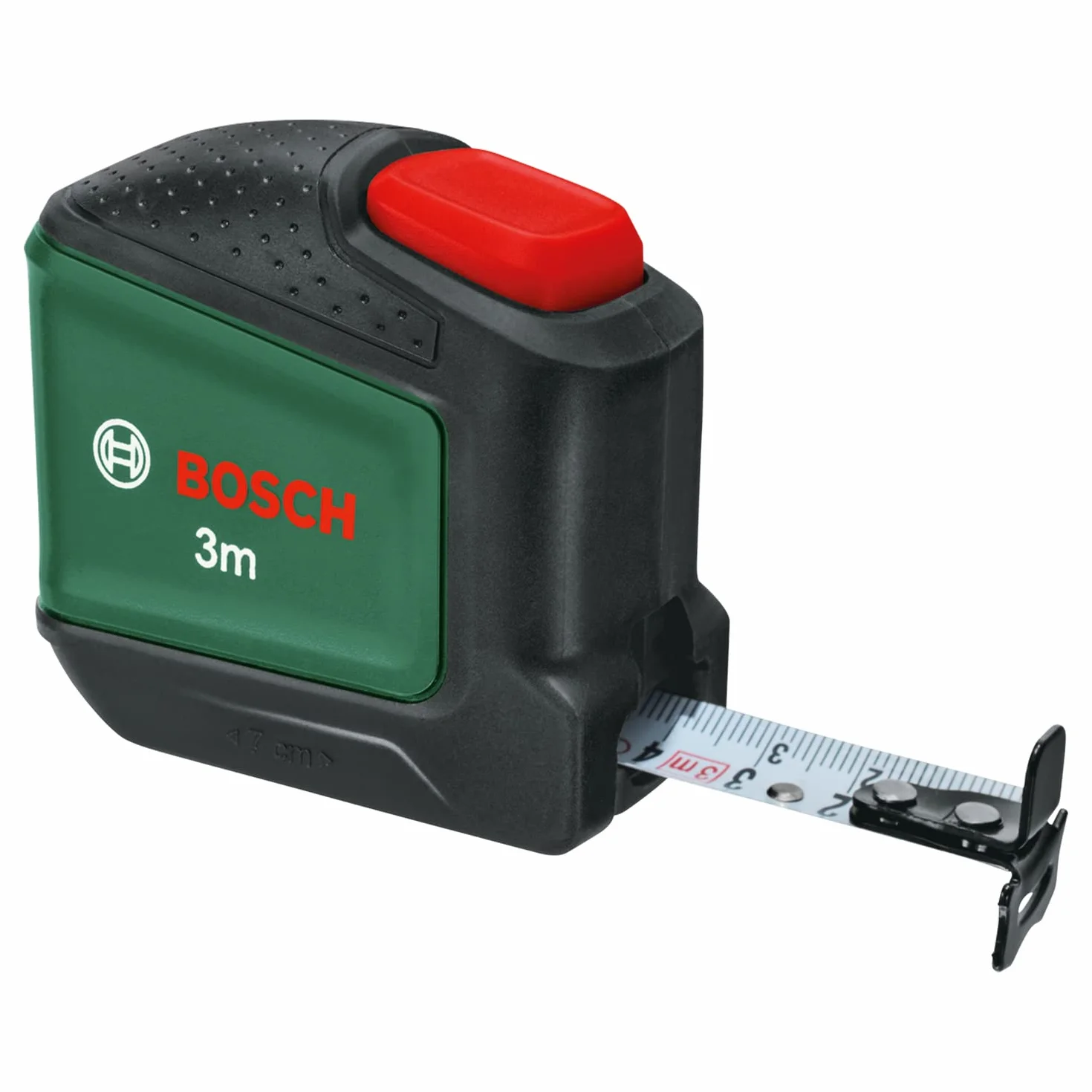 Bosch 1600A027Pj Taśma Miernicza, Zielony/Czarny, 3 m x 19 mm