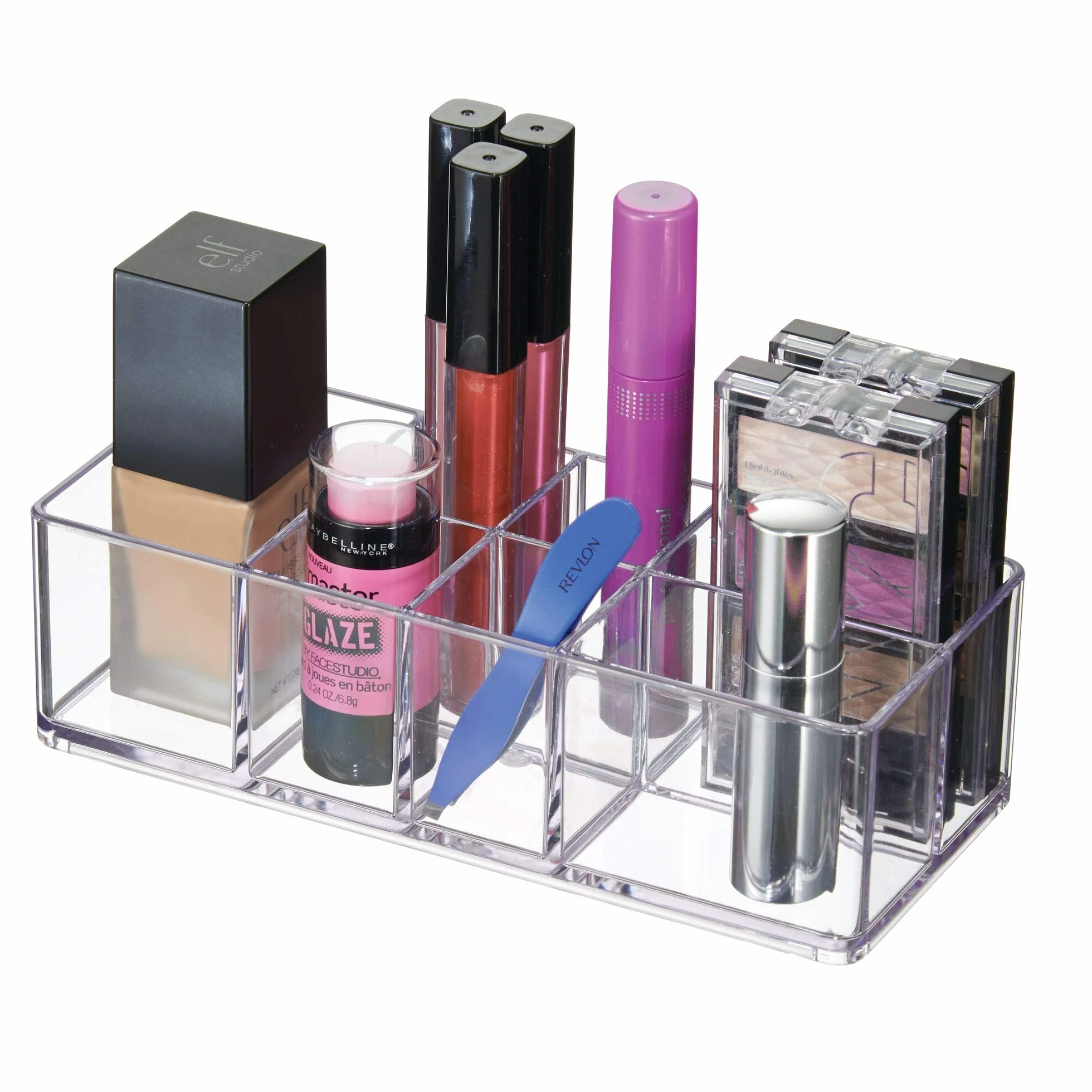 iDesign Med+ Organizer, Przezroczysty, 17.8 x 5.1 x 7.6 cm