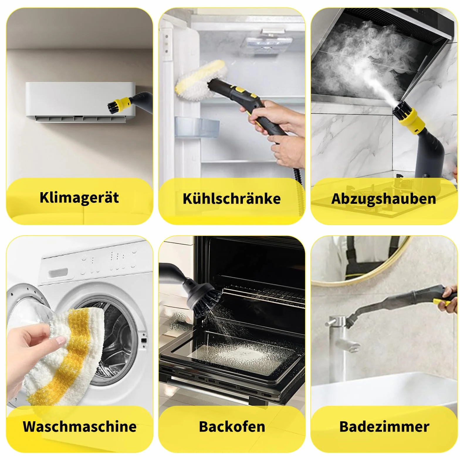 Kärcher Easyfix akcesoria do odkurzacza parowego SC1 SC2 SC3 SC4 SC5 zestaw szczotek okrągłych