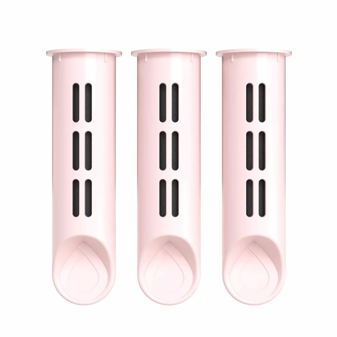 DAFI Butelka filtrująca Solid 1 l Baby Pink z 4 filtrami węglowymi, Tritan, Bez BPA