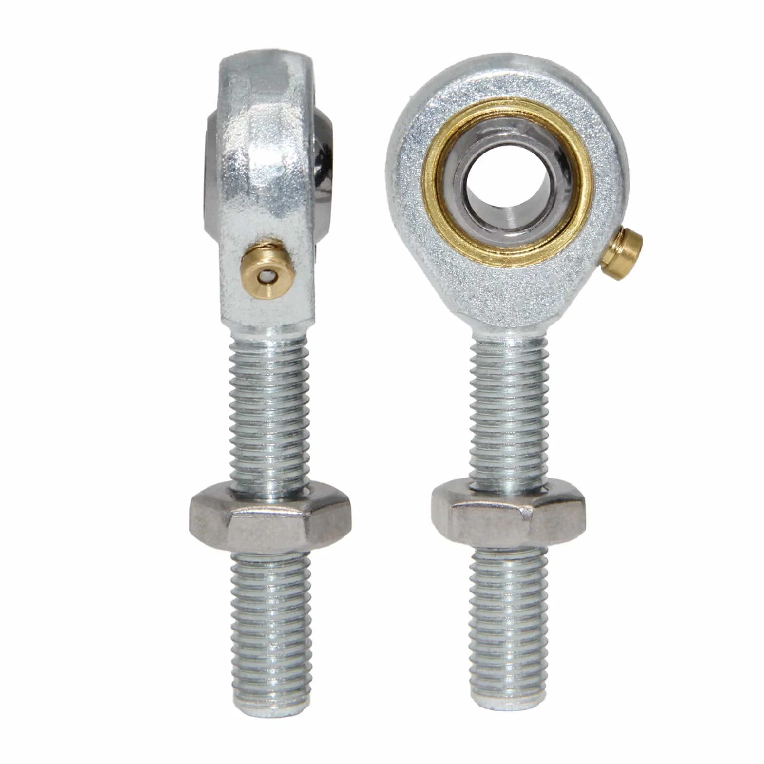 4 sztuki POSB4 Rod End Bearings otwór 1/4 cala wstępnie nasmarowany łożysko 1/4-28 gwint zewnętrzny prawy z nakrętkami zabezpieczającymi