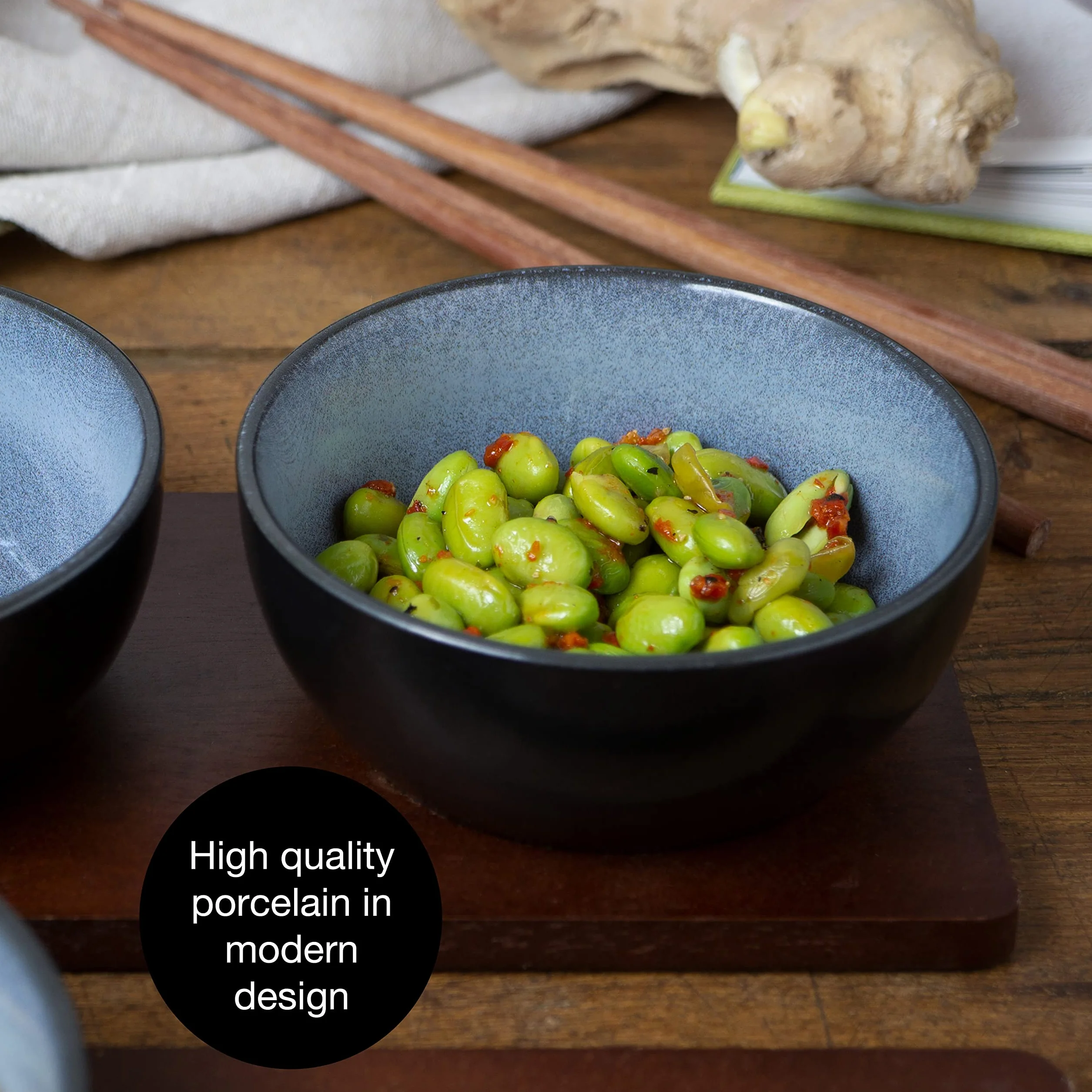 Moritz & Moritz VIDA 4x Miso zestaw misek 12 cm Ø japoński ceramiczny