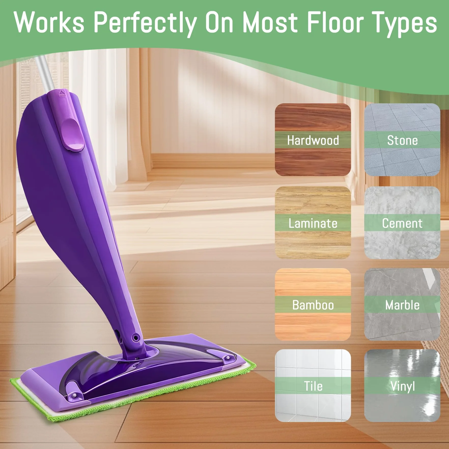 6 sztuk podkładek do czyszczenia mopa z mikrofibry, poszewka zapasowa 30 x 14 cm, zestaw mopa podłogowego, nadaje się do prania i wielokrotnego użytku, do mopa Swiffer WetJet
