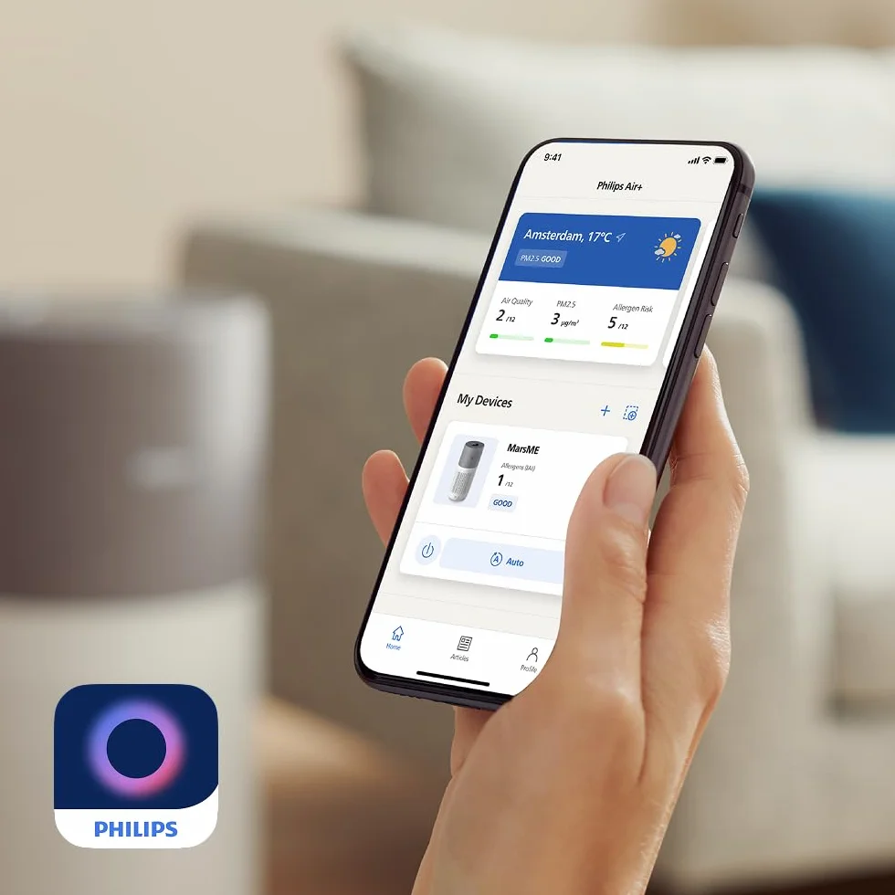 Philips Oryginalny filtr wymienny do oczyszczacza powietrza serii 3000i, AC3033, AC3036, AC3039, AC3055, AC3058, AC3059, NanoProtect HEPA + węgiel aktywny, żywotność do 36 miesięcy (FY3430/30)
