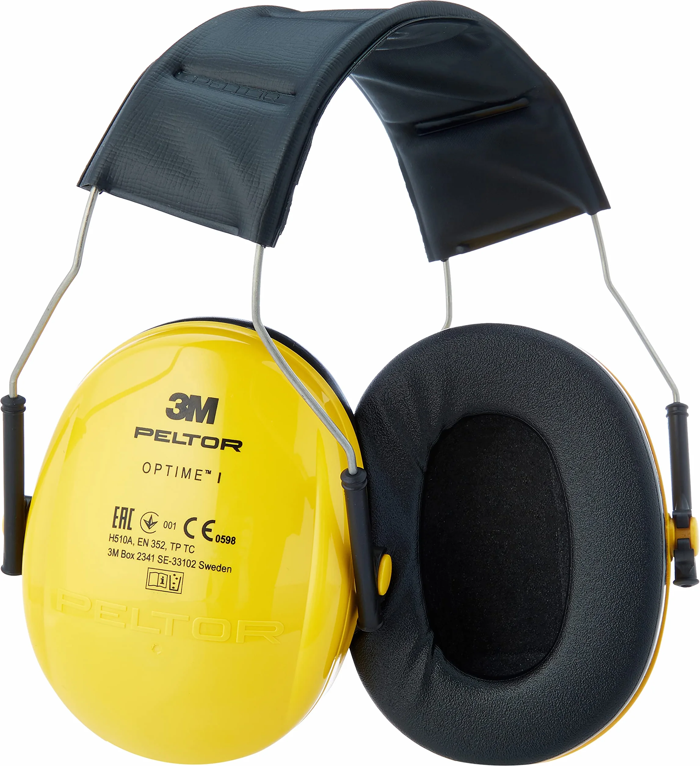 3M Peltor Granatowy H510AC Słuchawki Ochronne, Żółty/Czarny, L