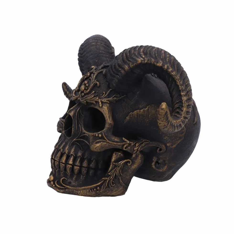 Nemesis Now Czaszka diabolus czarna 18 cm
