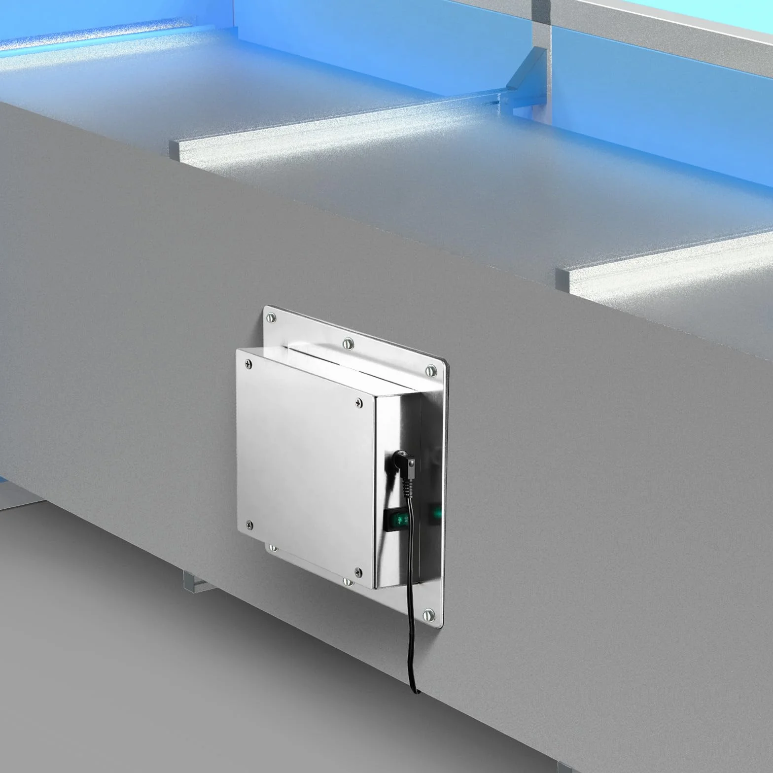 VEVOR Oczyszczacz powietrza HVAC 24 W 254 nm z 2 żarówkami filtr węglowy