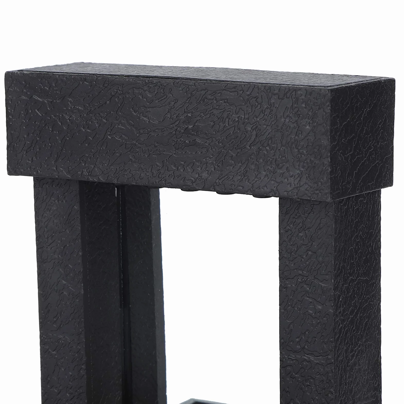 Fontanna stołowa do wnętrz, wodospad, fontanna pokojowa z oświetleniem LED, warstwowe wzornictwo, fontanna stołowa ze skałami rzecznymi, do salonu, 16,5 x 11 x 9 cm