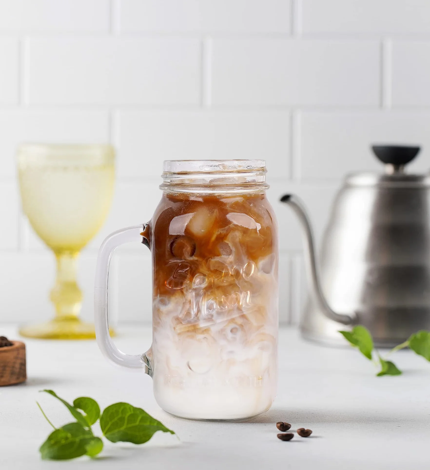Mason Jar słoik z pokrywką i słomką 24 oz