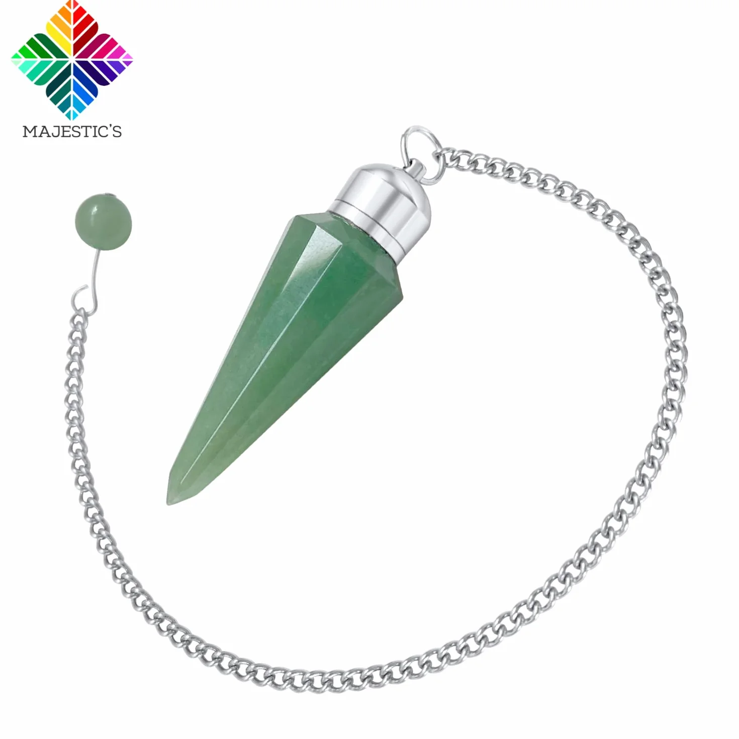 Wahadło wróżbiarskie Radiesthesie Aventurine Verte