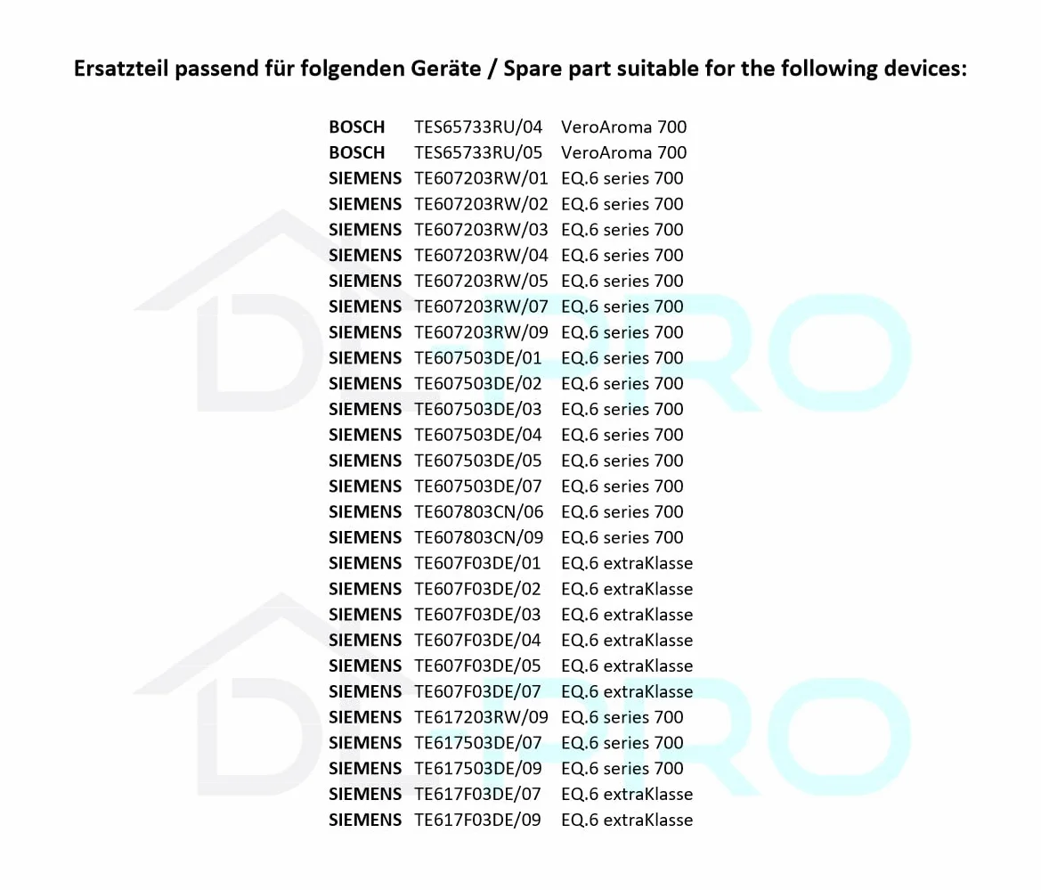 Bosch Siemens Ociekacz do ekspresu do kawy EQ.6 serii 700 VeroAroma 700