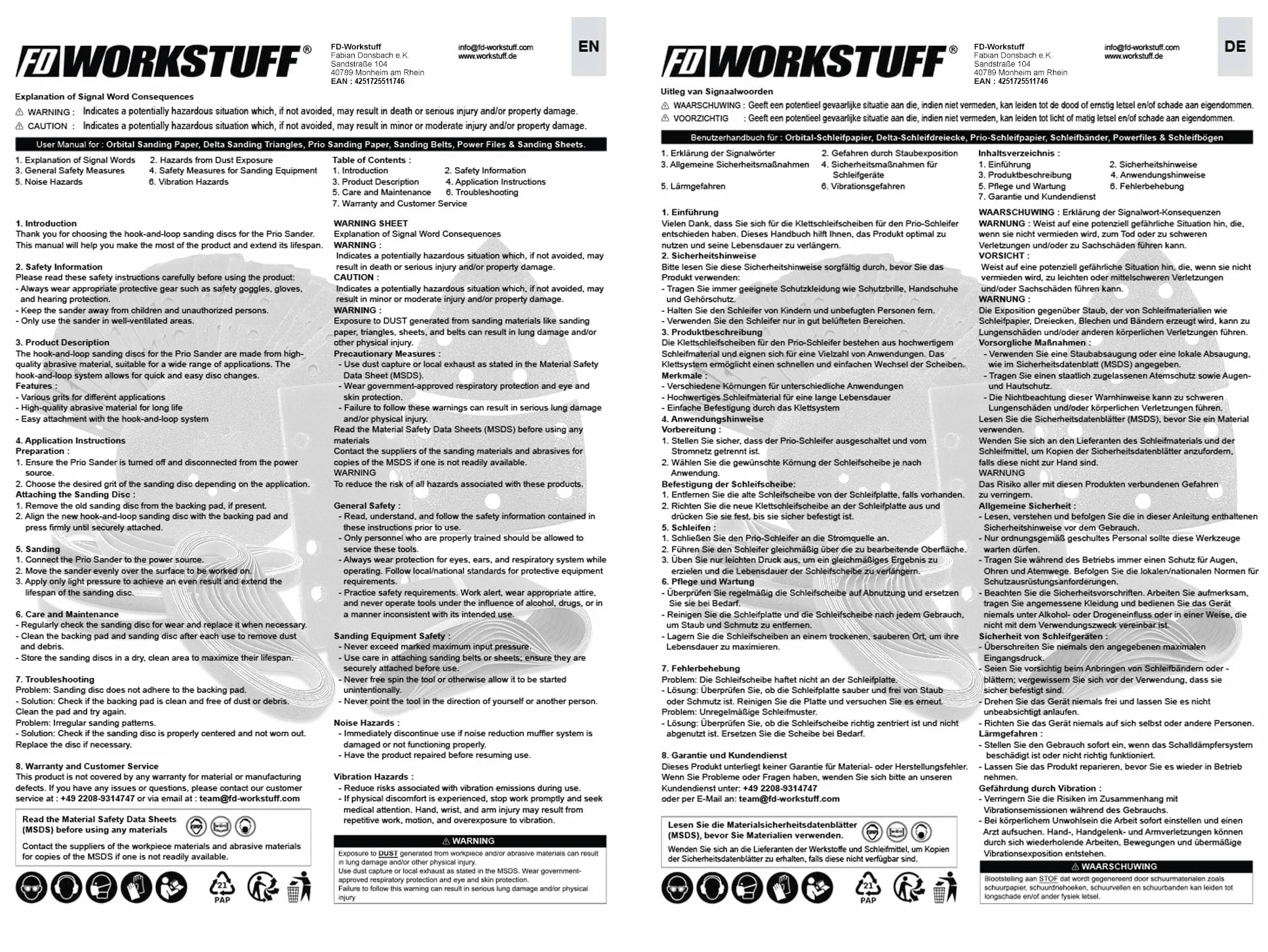 Papier ścierny | 60 arkuszy | 100 x 150 mm | 7 otworów | Mixpack | 10 x ziarnistość 40/60/80/120/180/240 | trójkąty szlifierskie Delta | Arkusze szlifierskie do szlifierek wieloszlifierskich