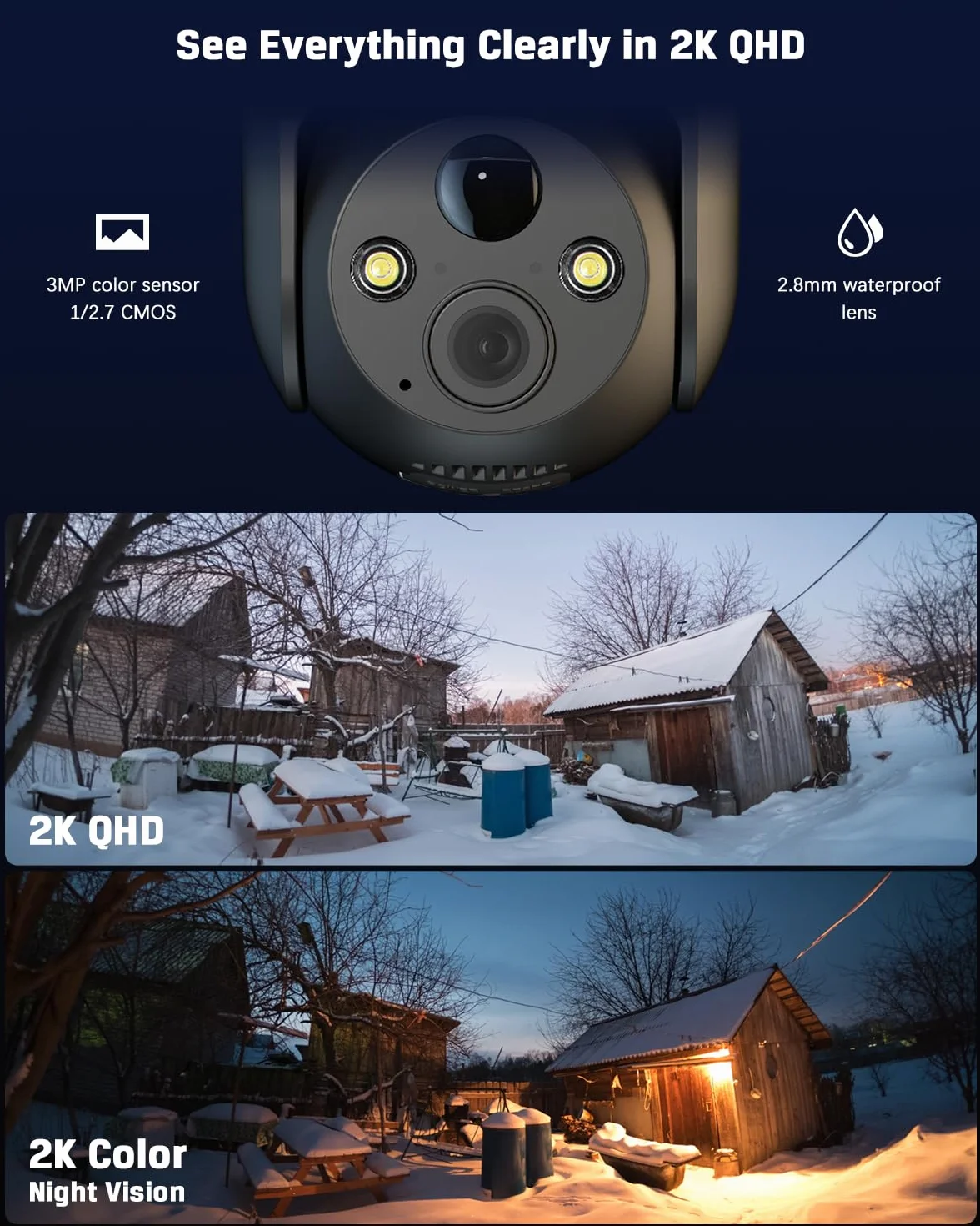COCOCAM 3G/4G LTE bez kamery bezpieczeństwa WiFi, słoneczna kamera bezpieczeństwa 2K na zewnątrz, bezprzewodowa, wykrywanie ludzi PIR, rozpoznawanie AI,karta SIM w zestawie, współpracuje z Alexą