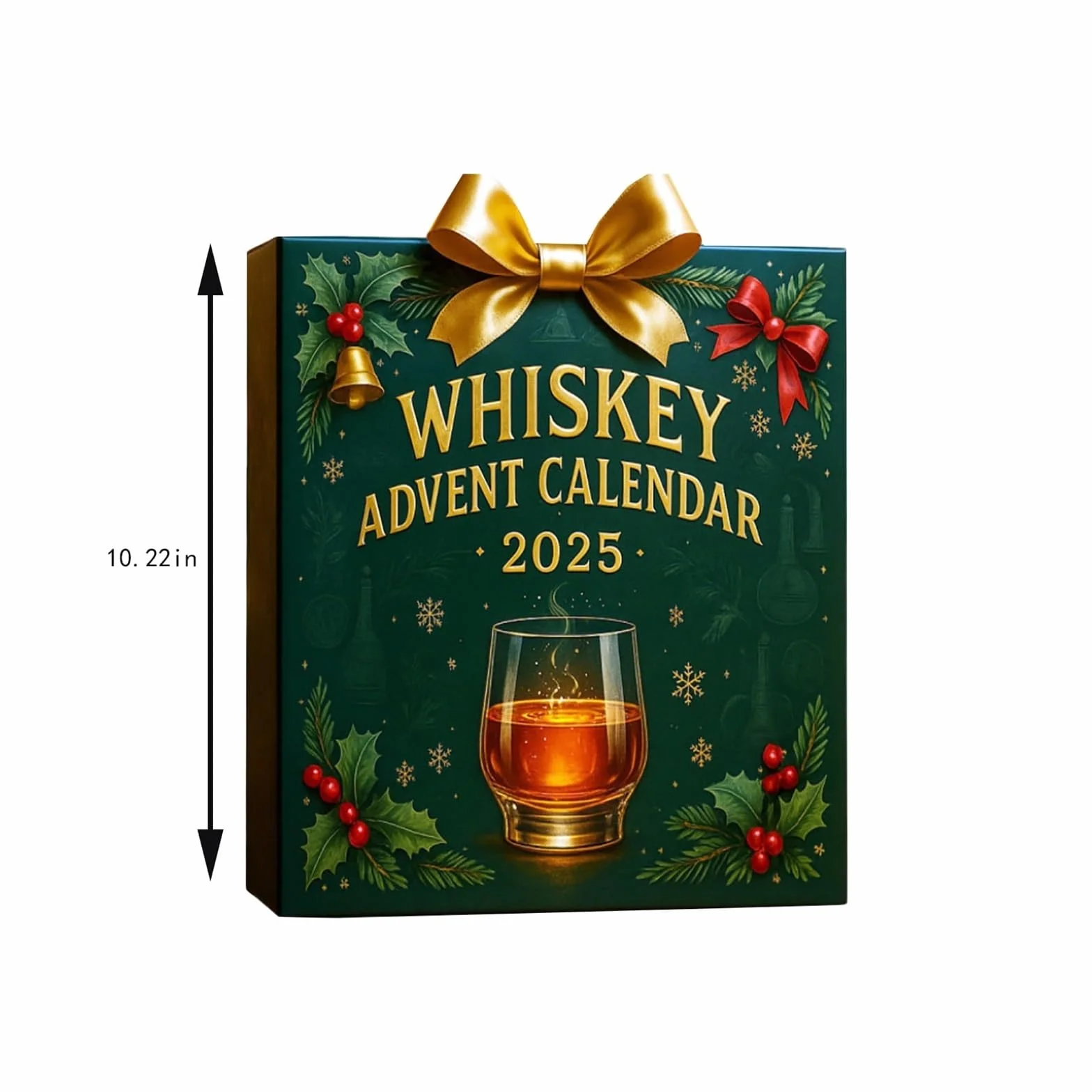 Kalendarz adwentowy Whisky 2025-24 Ozdoby choinkowe Dekoracja stołu Prezent dla miłośników whisky