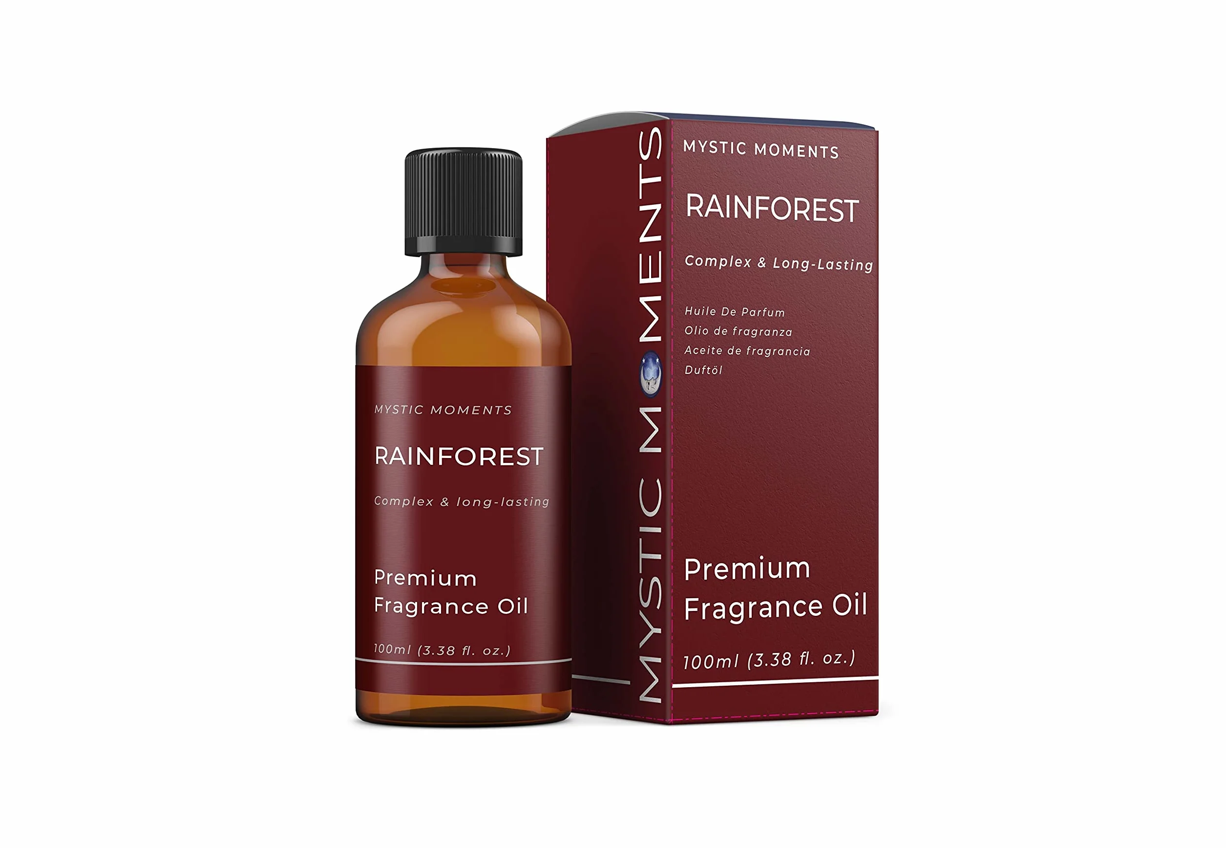 Mystic Moments Olejek zapachowy Rainforest 100 ml do mydła świec dyfuzorów