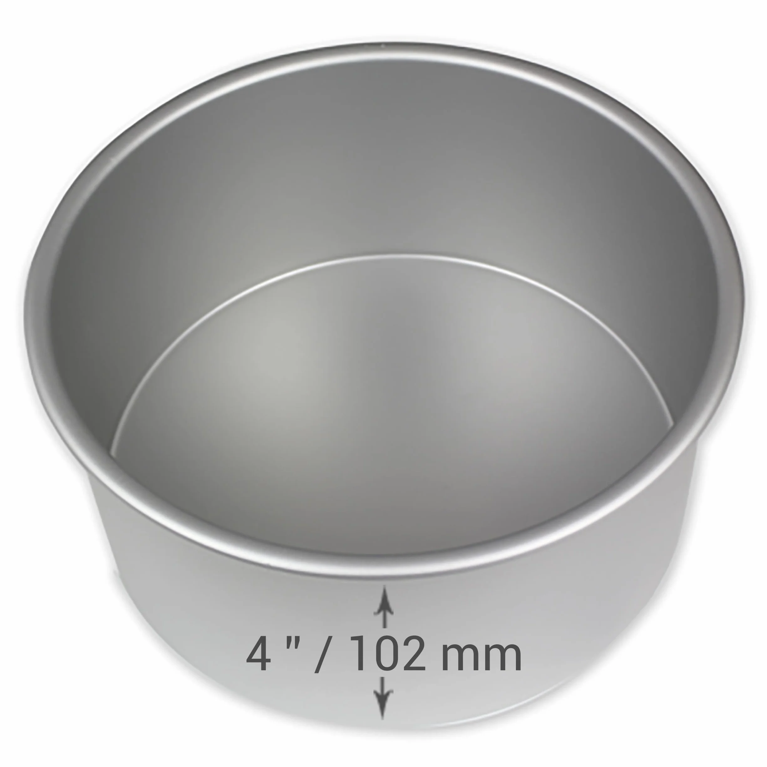 PME Okrągła forma do pieczenia z anodowanego aluminium, 127 x 102 mm, 12,7 cm