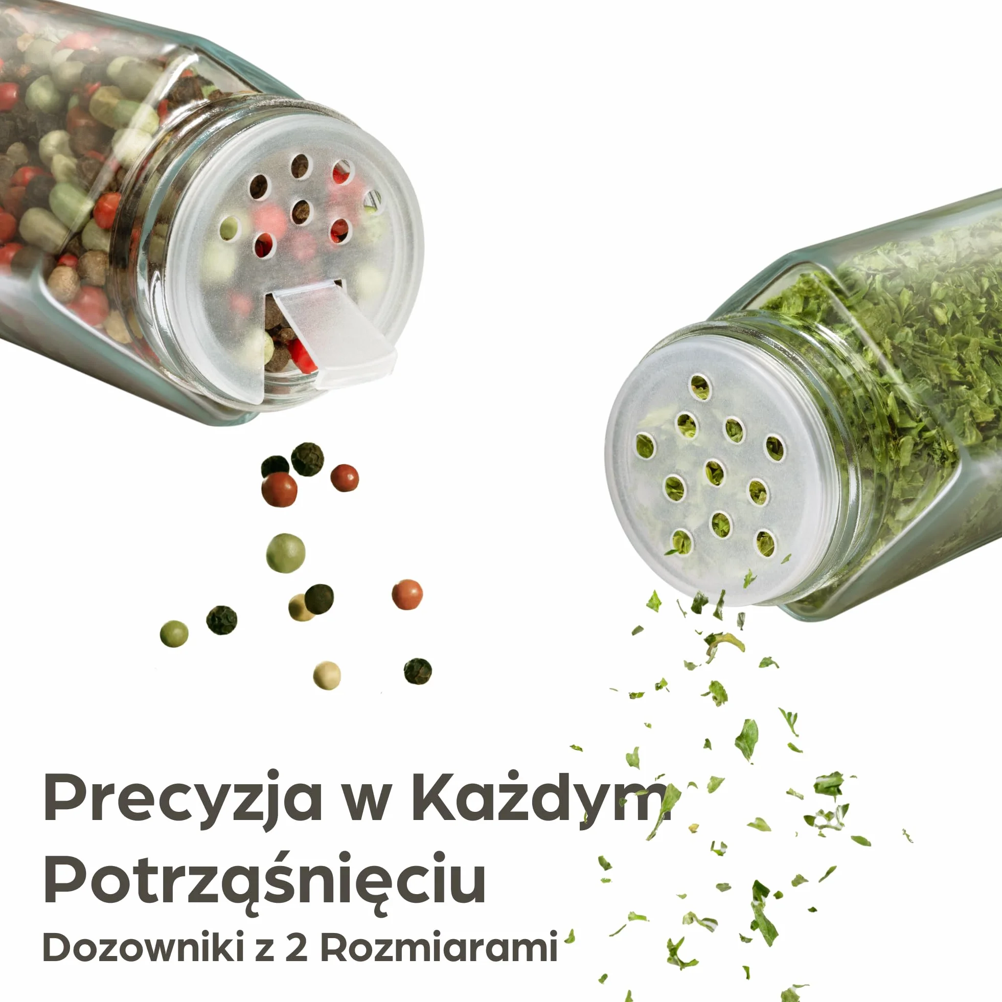 Praknu Słoiczki na Przyprawy z Bambusową Pokrywką - Zestaw 12 Sztuk - 120ml Pojemników na Przyprawy - Z Etykiety, Szczoteczkę i Drewnianą Łyżkę - Różne Nasadki do Wytrząsarek