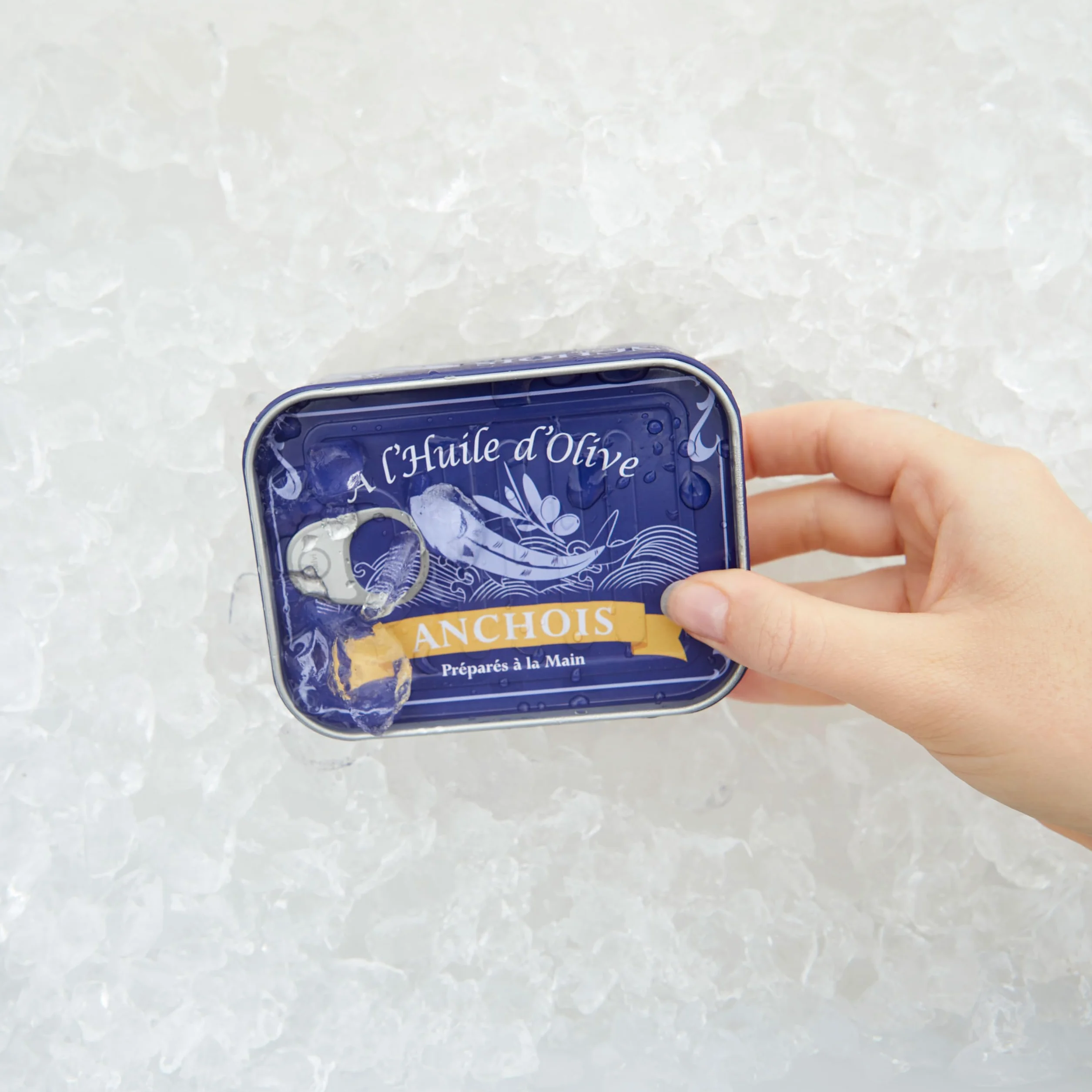 Balvi Widelec przekąskowy Conserverie Anchois Retro Design anchois Puszka/INOX