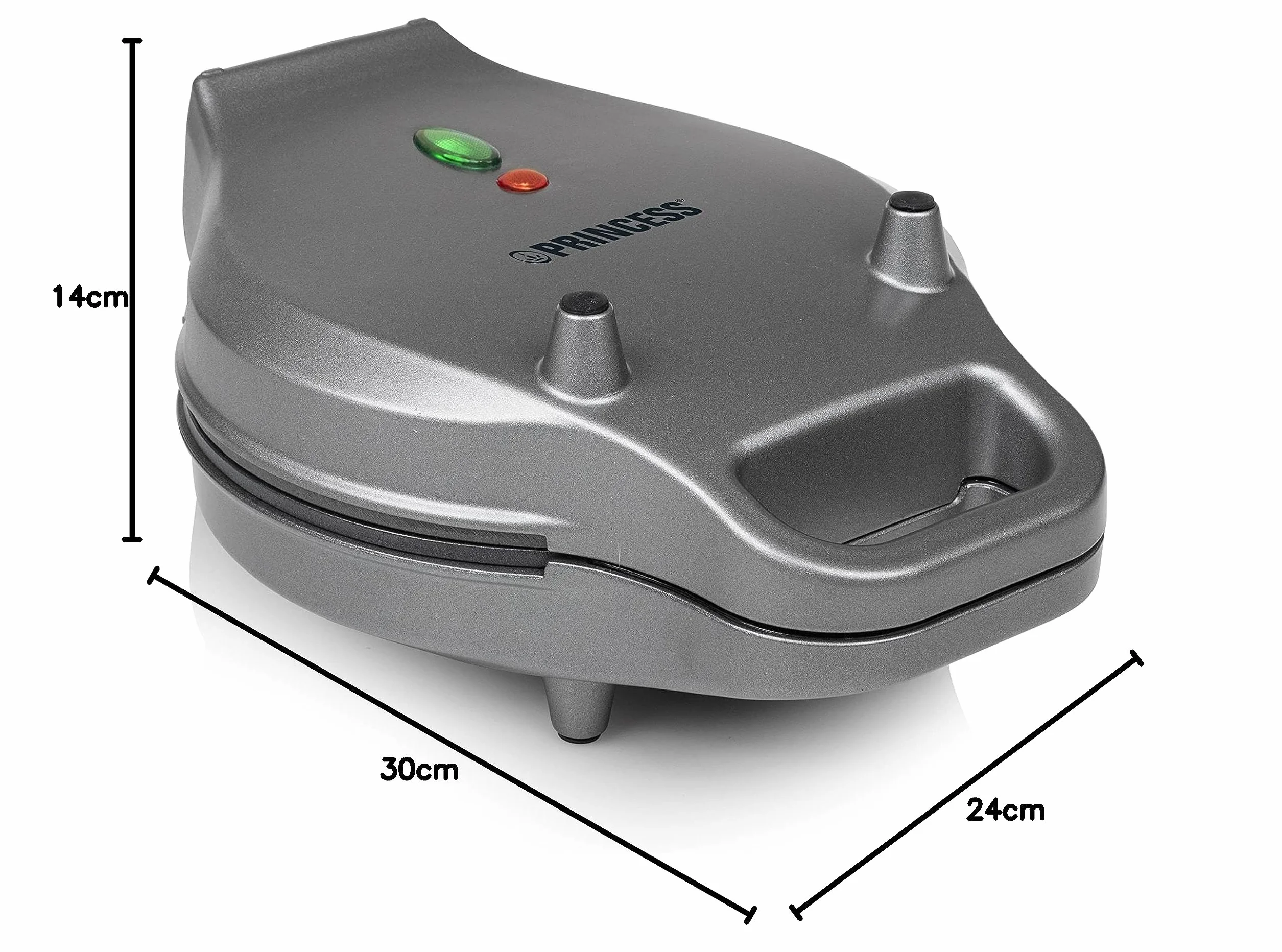 Princess gofrownica Bubble - trend z Azji - sześciokątne bąbelkowe gofry - powłoka zapobiegająca przywieraniu - łatwe czyszczenie - 700 W - 132465