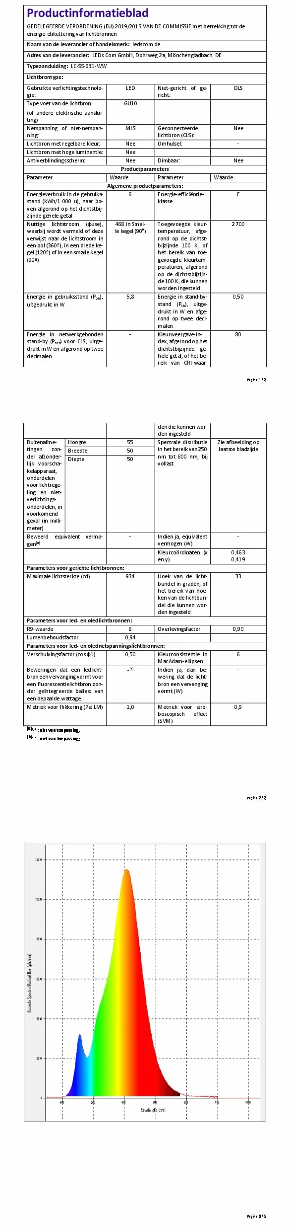 ledscom.de Oprawa wpuszczana w ziemię BOFU do zastosowań zewnętrznych obrotowa stal nierdzewna okrągła IP67 150mm Ø w zestawie lampa LED 5,473W 468lm 30° ciepła biel
