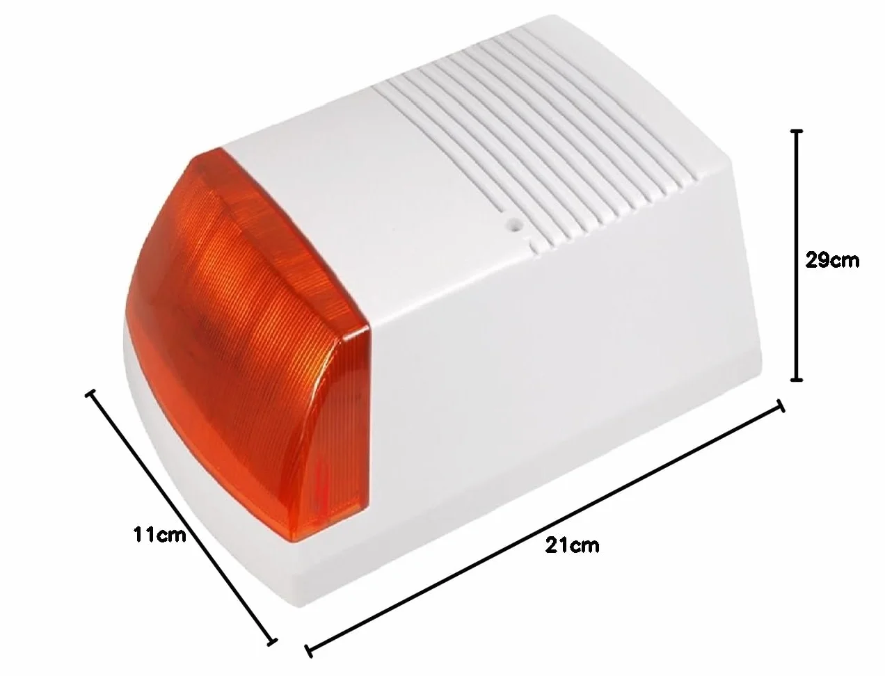 Dummy Solar atrapa instalacji alarmowych z syreną alarmową LED