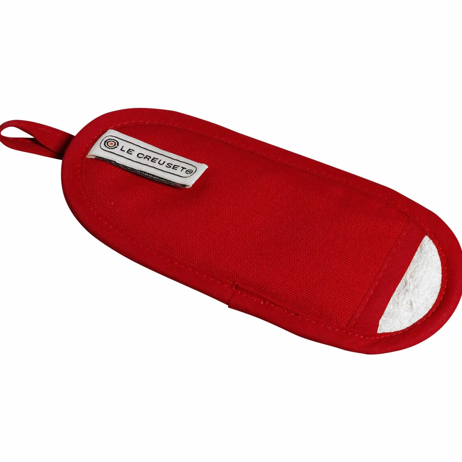 Le Creuset 4-warstwowa tekstylna rękawica, odporna na plamy, czerwona