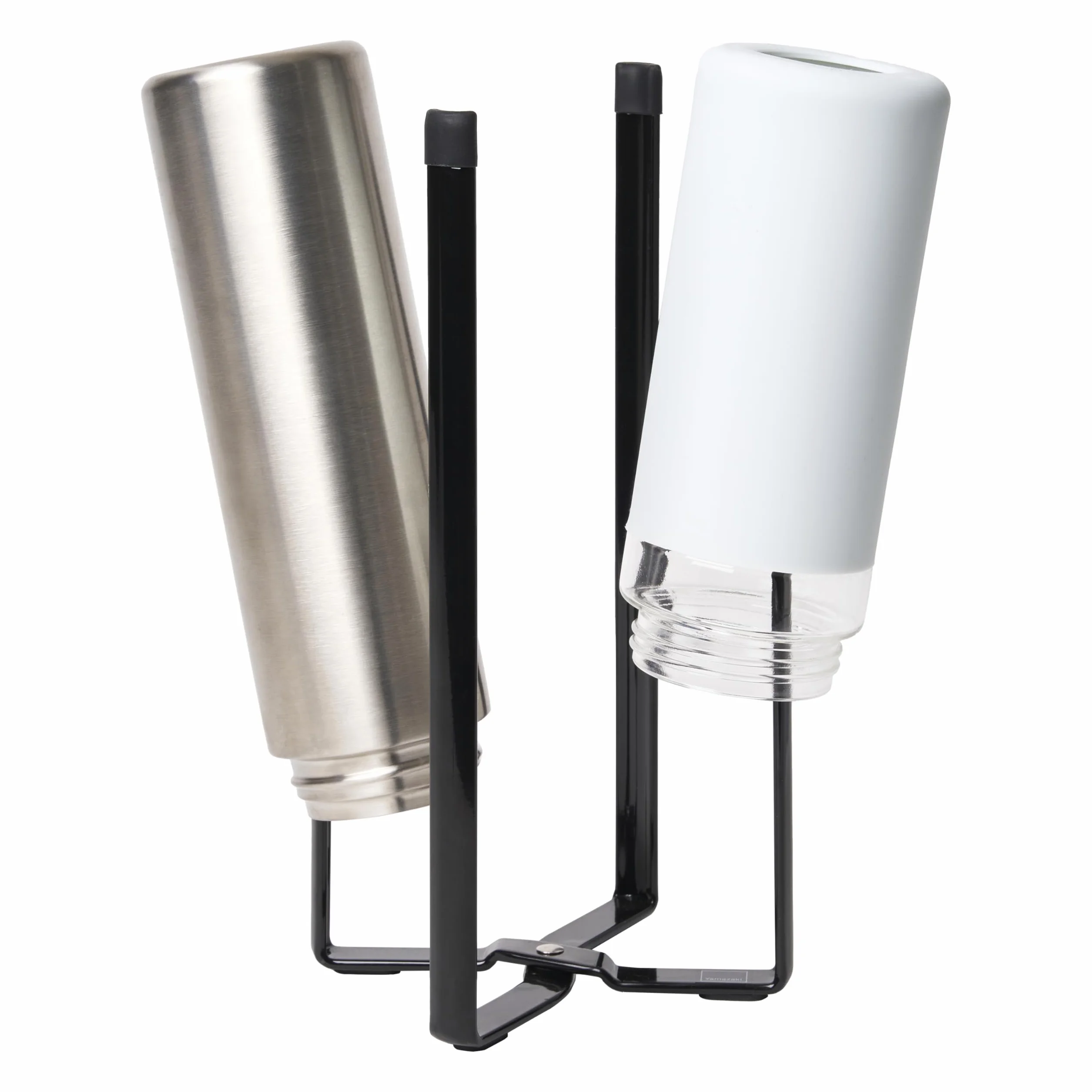 Yamazaki Home Multi Eco Stojak do kuchni plastikowy uchwyt na torbę czarny
