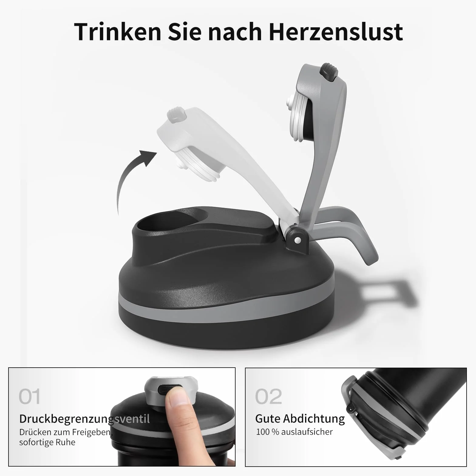 LHHW Shaker proteinowy ze stali nierdzewnej 500 ml – nie wymaga mieszanej kuli, utrzymuje zimno, szczelny, nie zawiera BPA, shaker proteinowy