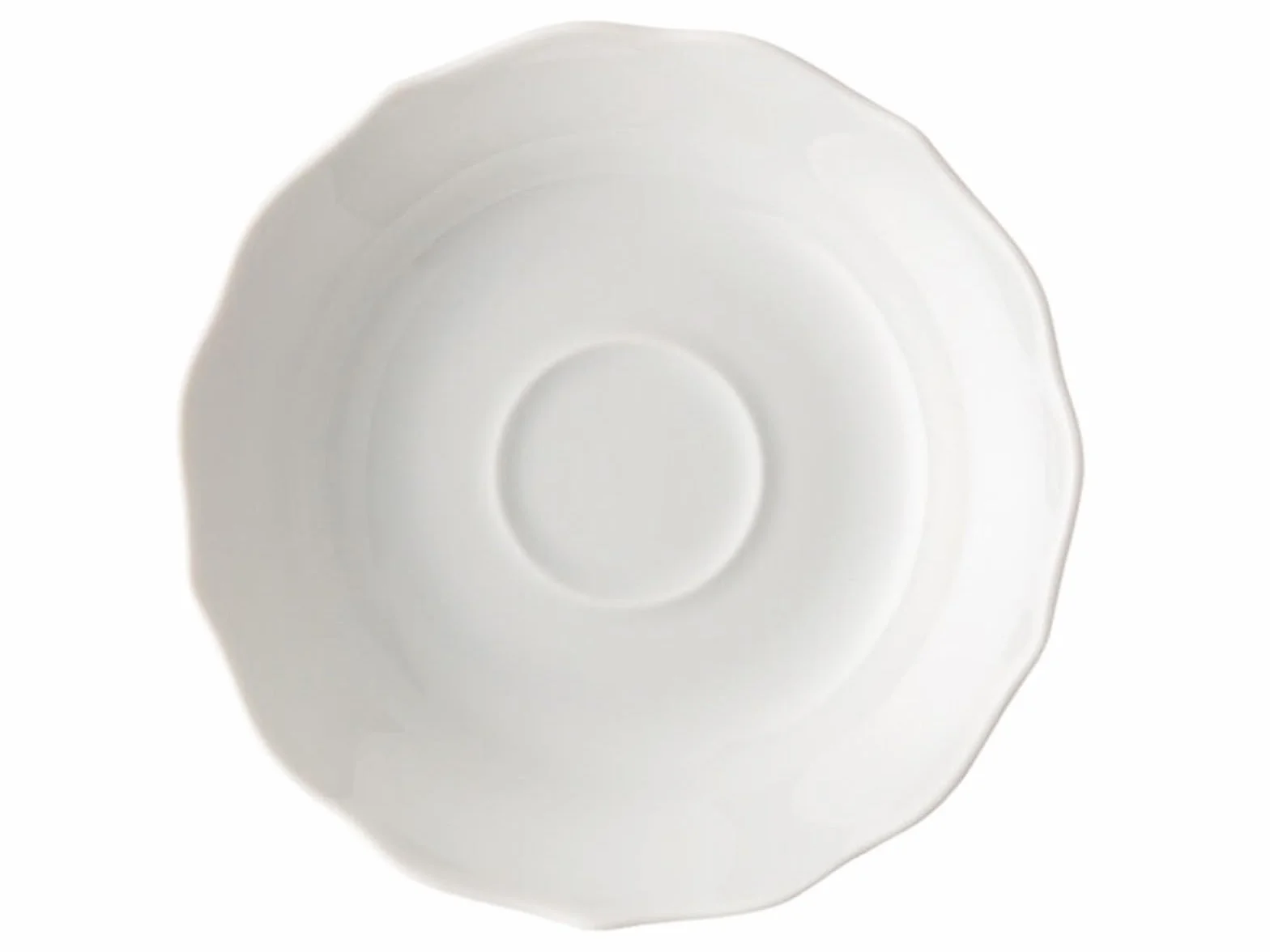Hutschenreuther Maria Theresia 02013-80001-14846 spodek do kawy 14 cm z krawędzią biały