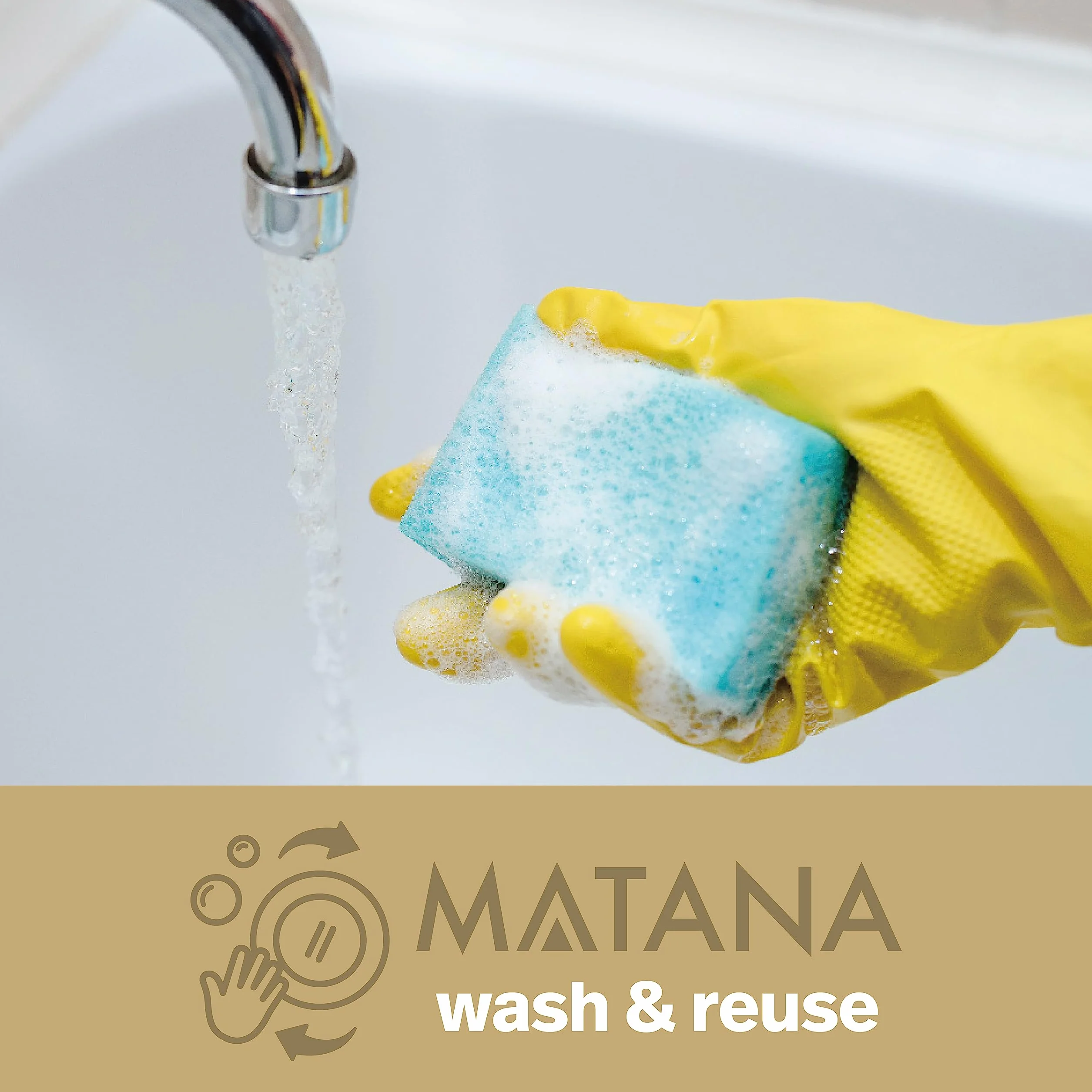 MATANA Plastikowe Kieliszki do Wina 170ml ze Złotym Brokatem