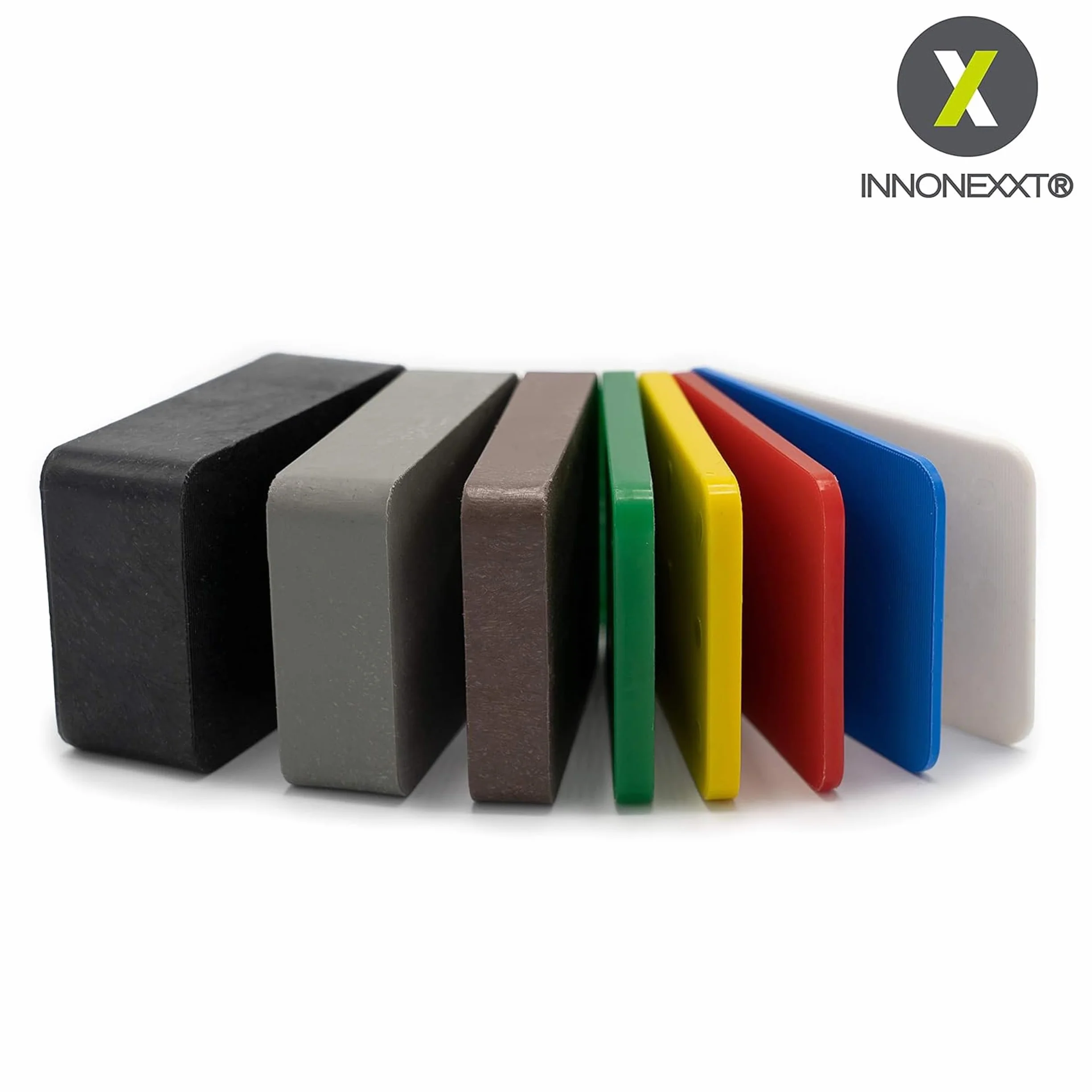Podkładki klasy premium, 60 x 40 mm, mieszanka 80 sztuk, podkładki dystansowe, płytki z tworzywa sztucznego, podkładka dystansowa, nośność do 16 t, zestaw po 10 x 1,5, 2, 3, 4, 5, 10, 15
