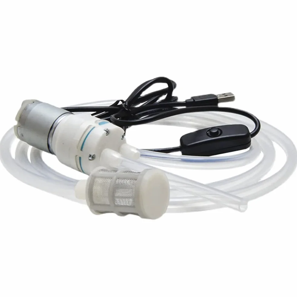 Mini Elektryczna pompa wina Sprzęt przenośny do produkcji wina ze złączem USB