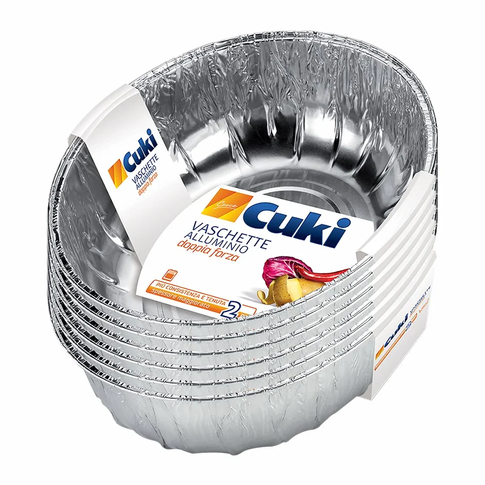 Cuki Aluminium tacki - Podwójna siła - pieczony kurczak [E1G] - 12 tac (Multipack)