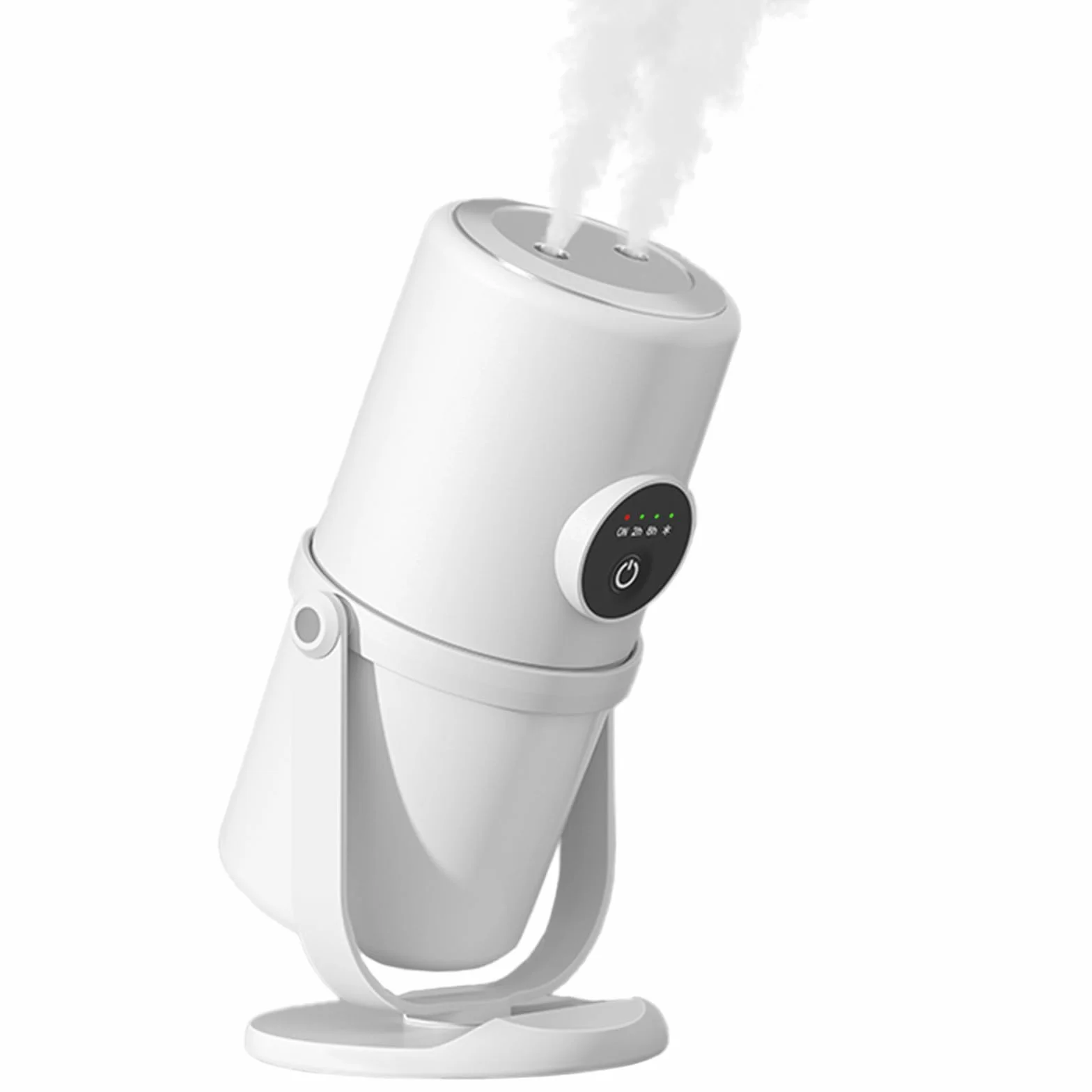 Mini nawilżacz powietrza, nawilżacz powietrza, do sypialni, mały, inteligentny nawilżacz powietrza, 280 ml, podwójny dyfuzor, nawilżacz do sypialni, cichy, biura