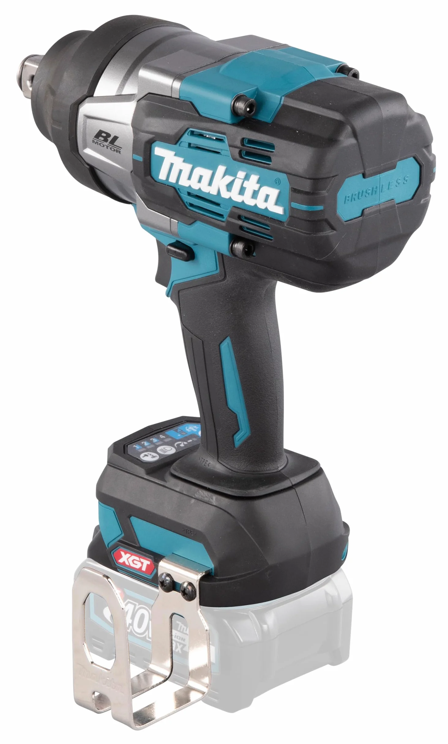 Makita Klucz Udarowy, Czarny/Niebieski, 21.7 x 9.4 x 30.3 cm; 1 kg