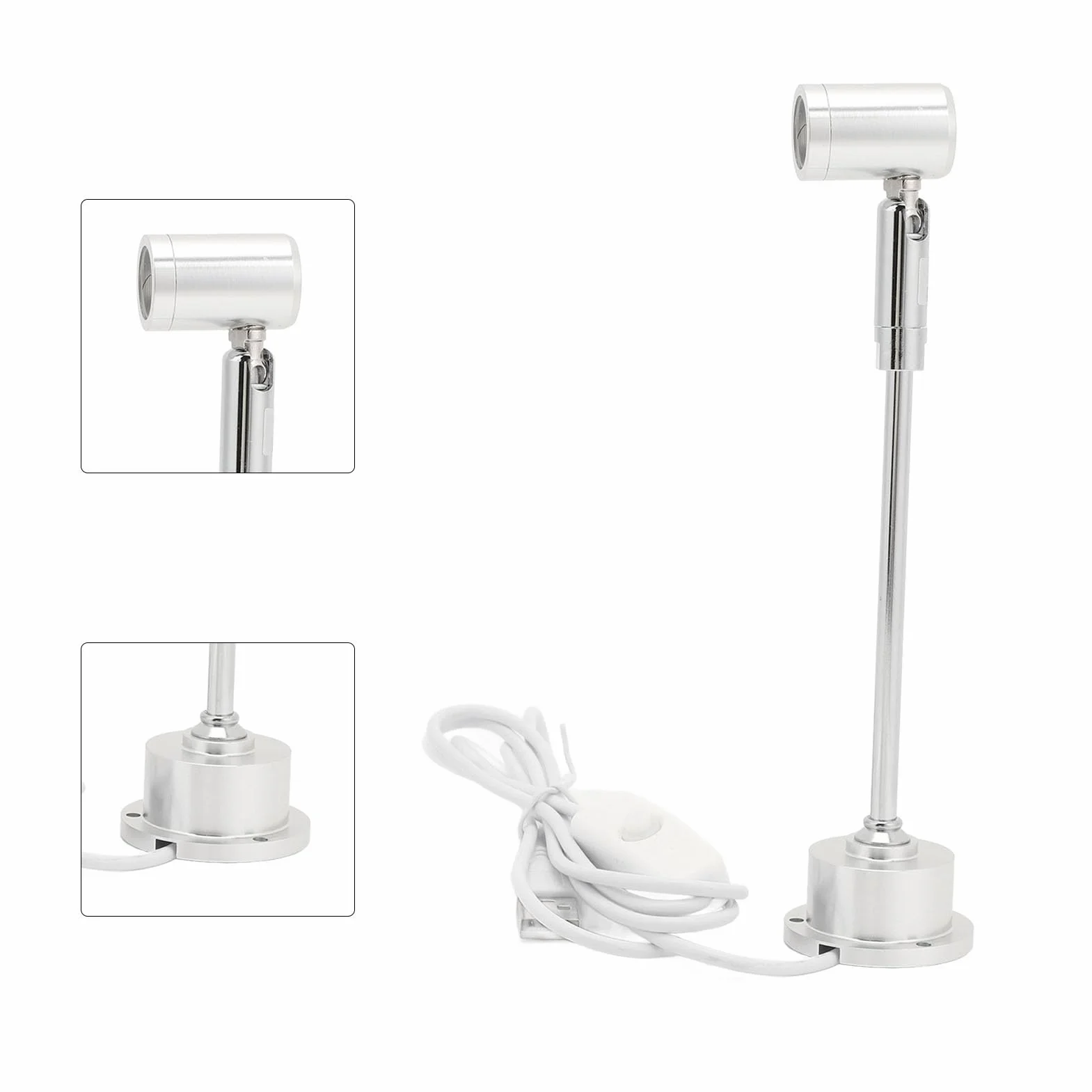 Mini Oświetlenie Punktowe LED, Oświetlenie Obrazów do Wnętrz Oświetlenie Artystyczne Oświetlenie Akcentujące, Mini Reflektory do Malowania Obrazów Rośliny Prezentacja Biżuterii